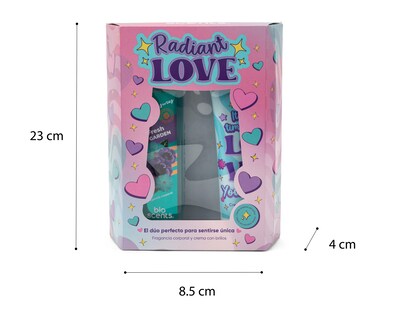 Foto 4 | Body y Crema Corporal Bioscents Radian Love Fresh Garden 2 Piezas