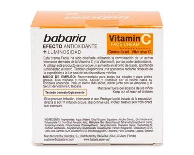 Foto 2 | Crema Facial Babaria Vitamina C 50 ml