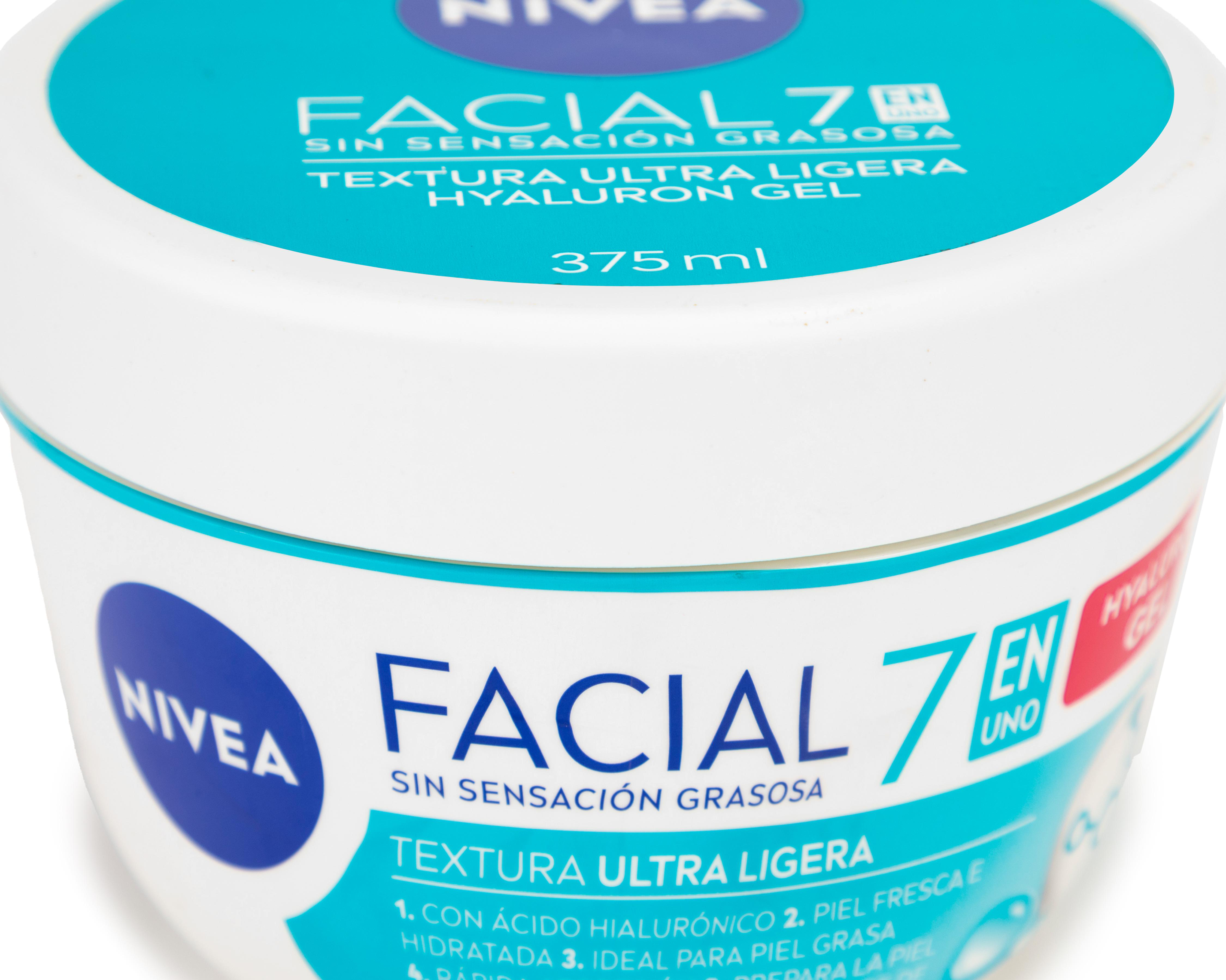 Foto 3 | Gel Facial Nivea con Ácido Hialurónico 7 en 1 375 ml
