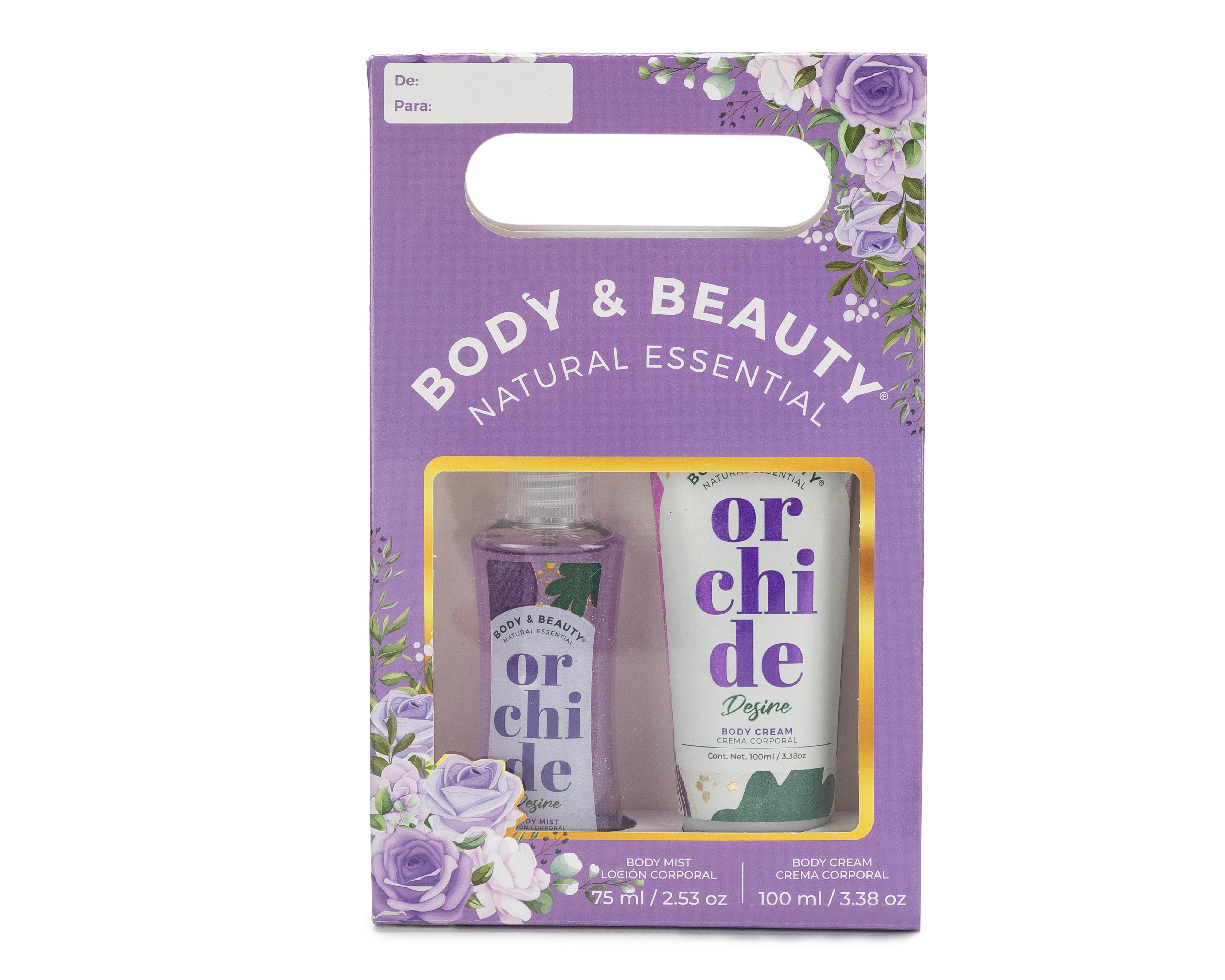 Foto 2 pulgar | Set Loción y Crema Corporal Body & Beauty Orchide Desire 2 Piezas