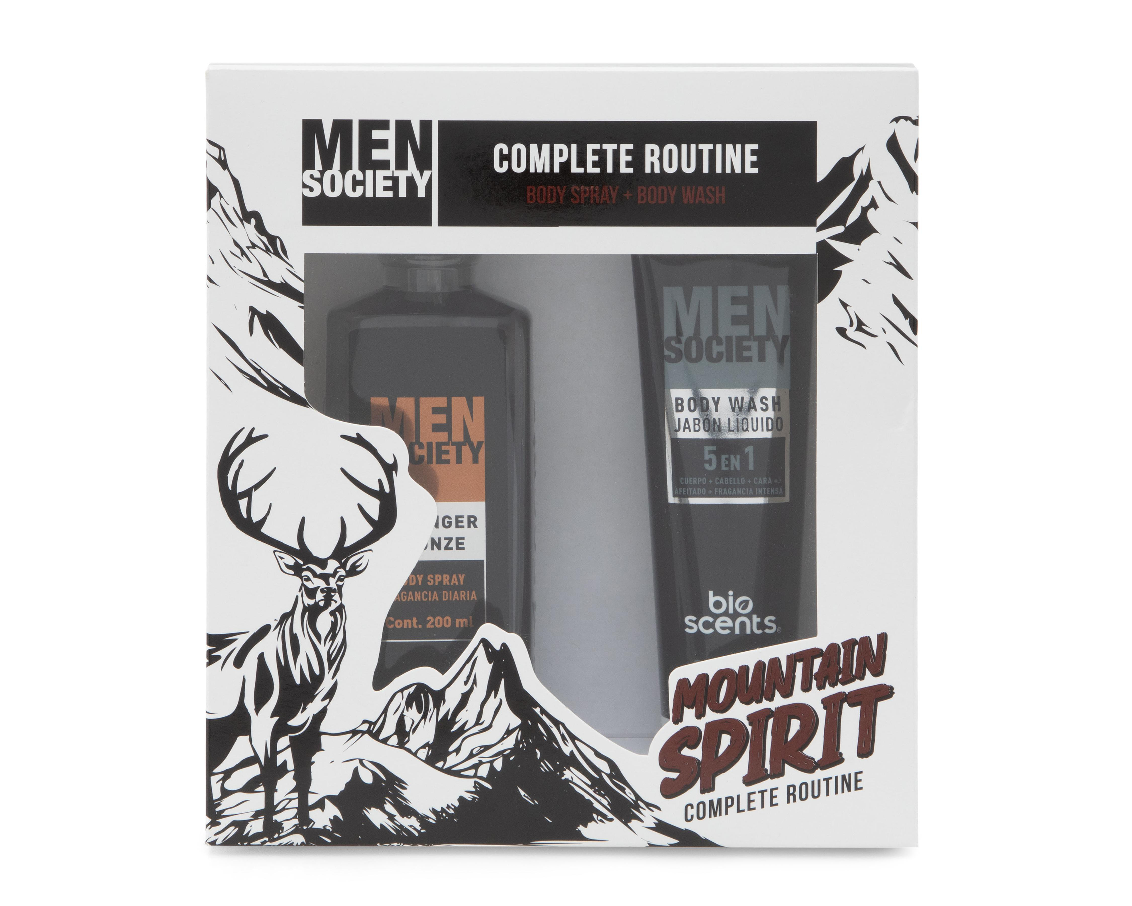 Body y Jabón Líquido Bioscents Mountain Spirit 2 Piezas