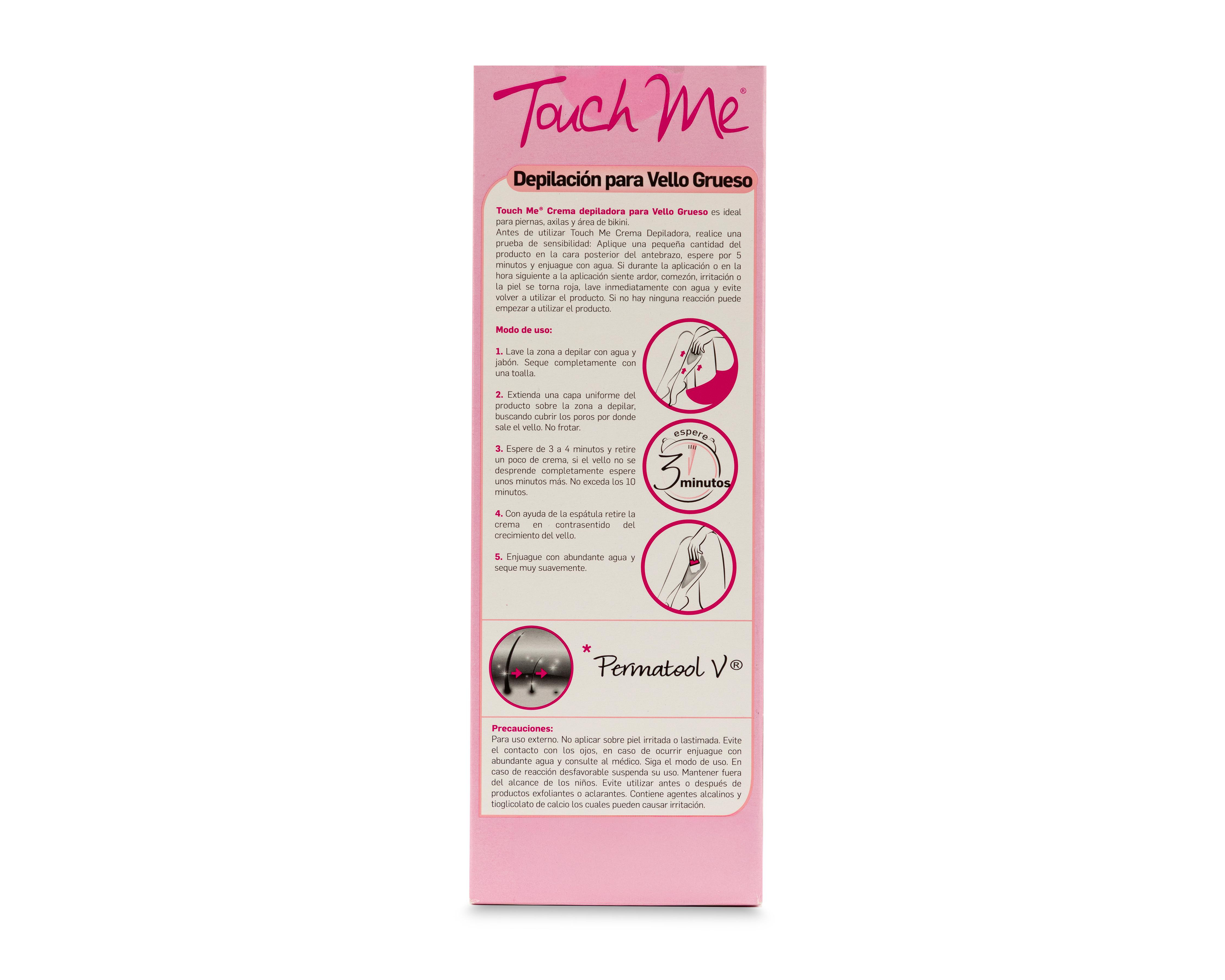 Foto 4 pulgar | Crema Depiladora Touch Me Vello Grueso 150 g