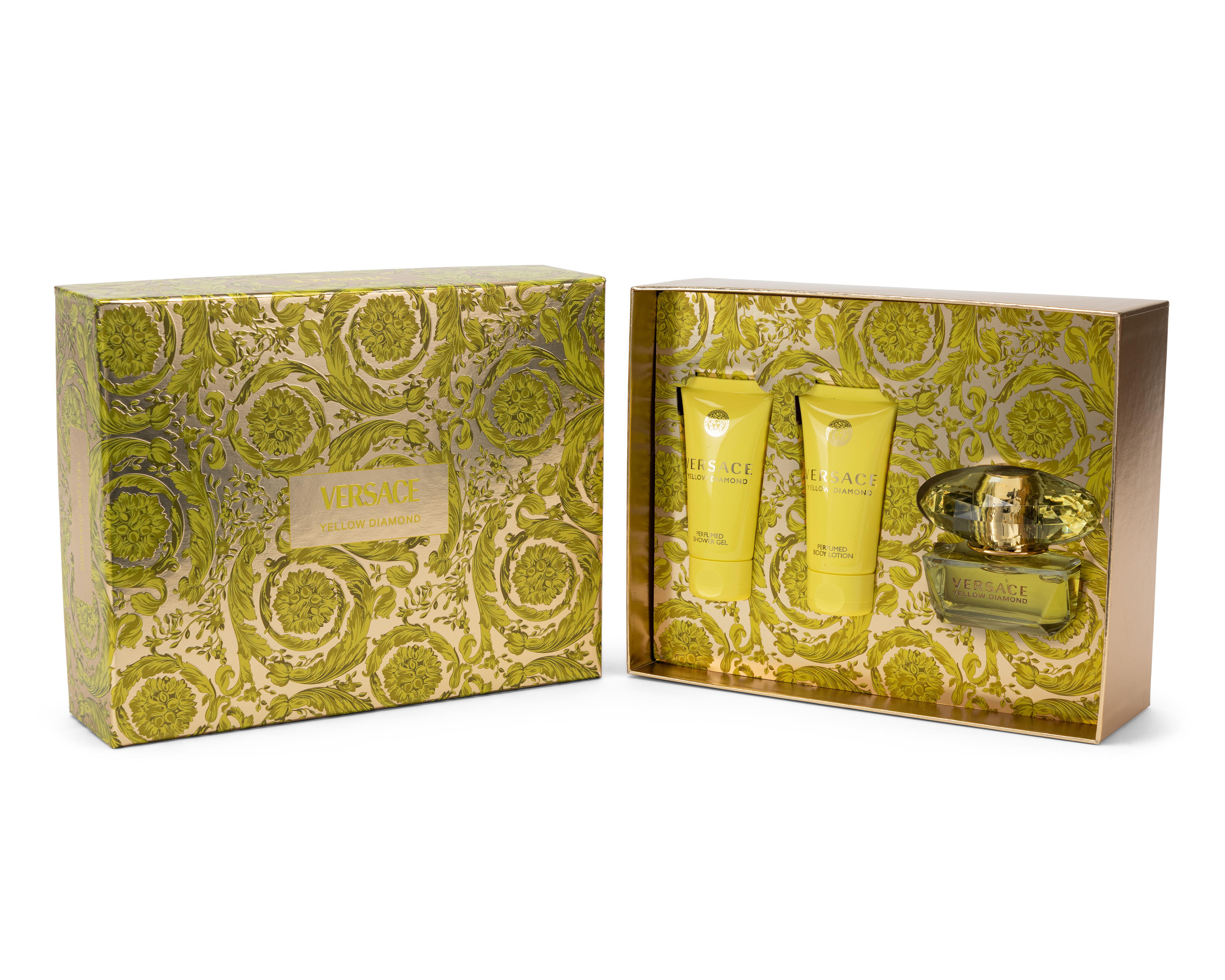 Foto 4 | Estuche para Mujer Versace Yellow Diamond 3 Piezas