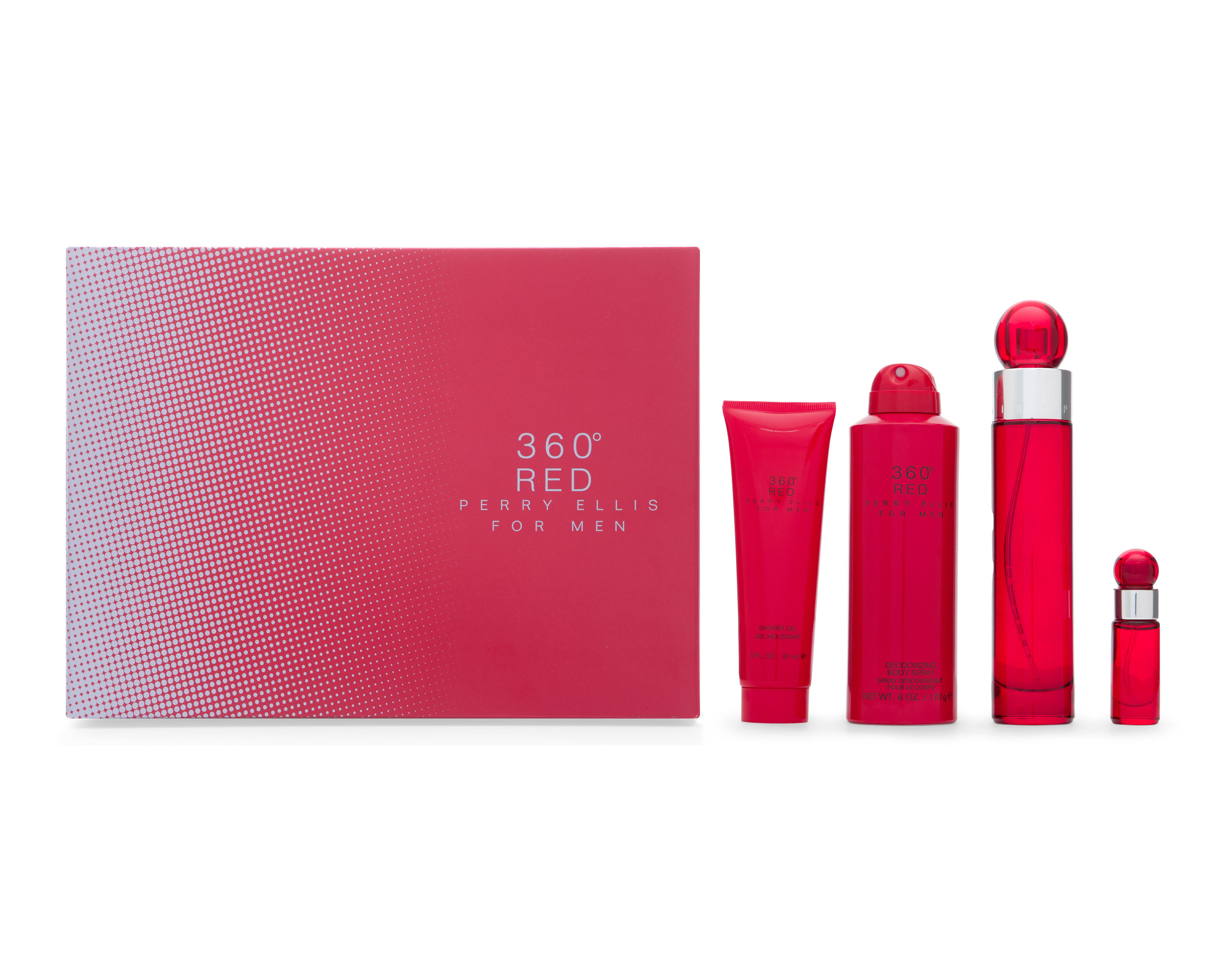 Foto 1 | Estuche para Hombre Perry Ellis 360 Red 4 Piezas