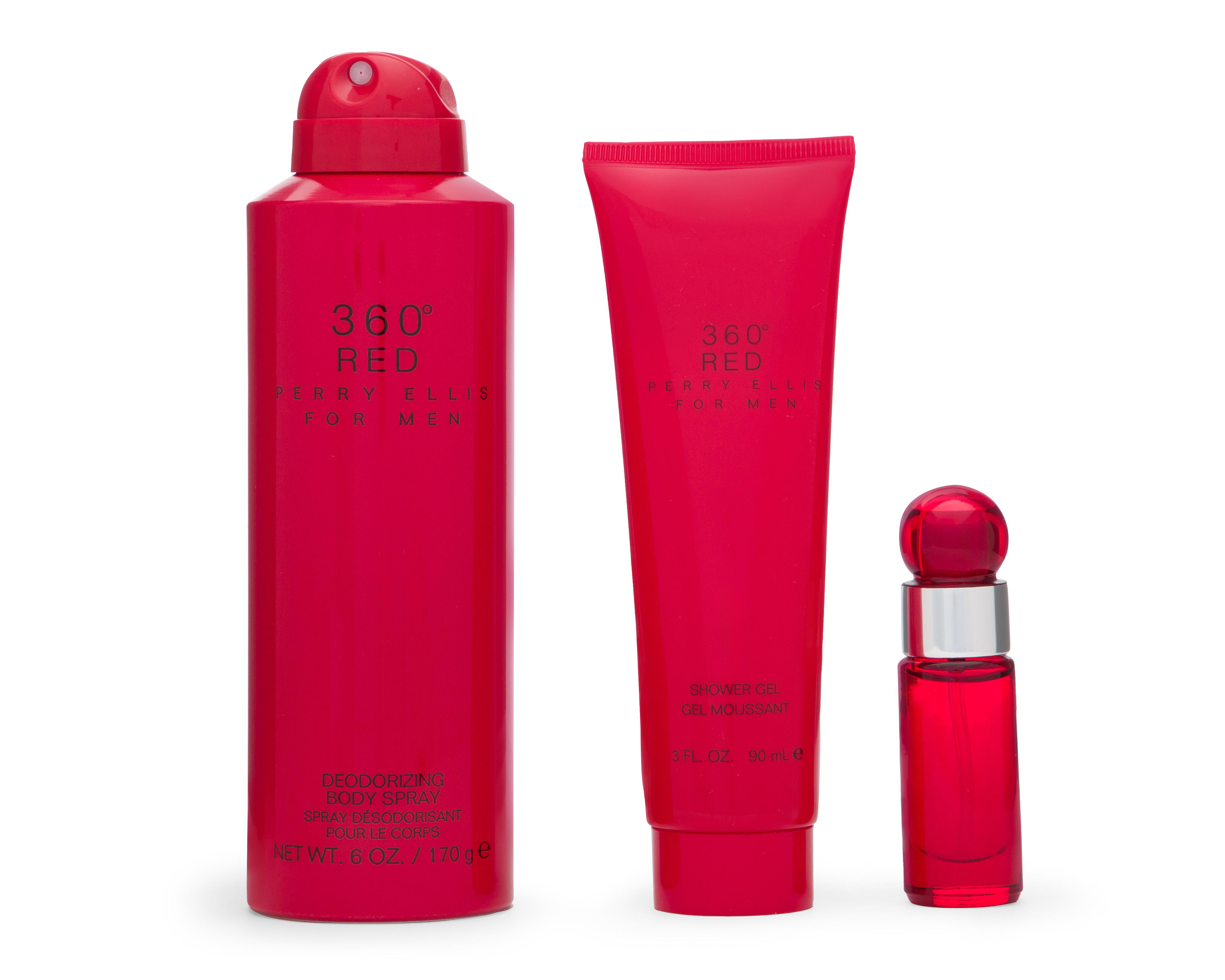 Foto 3 | Estuche para Hombre Perry Ellis 360 Red 4 Piezas