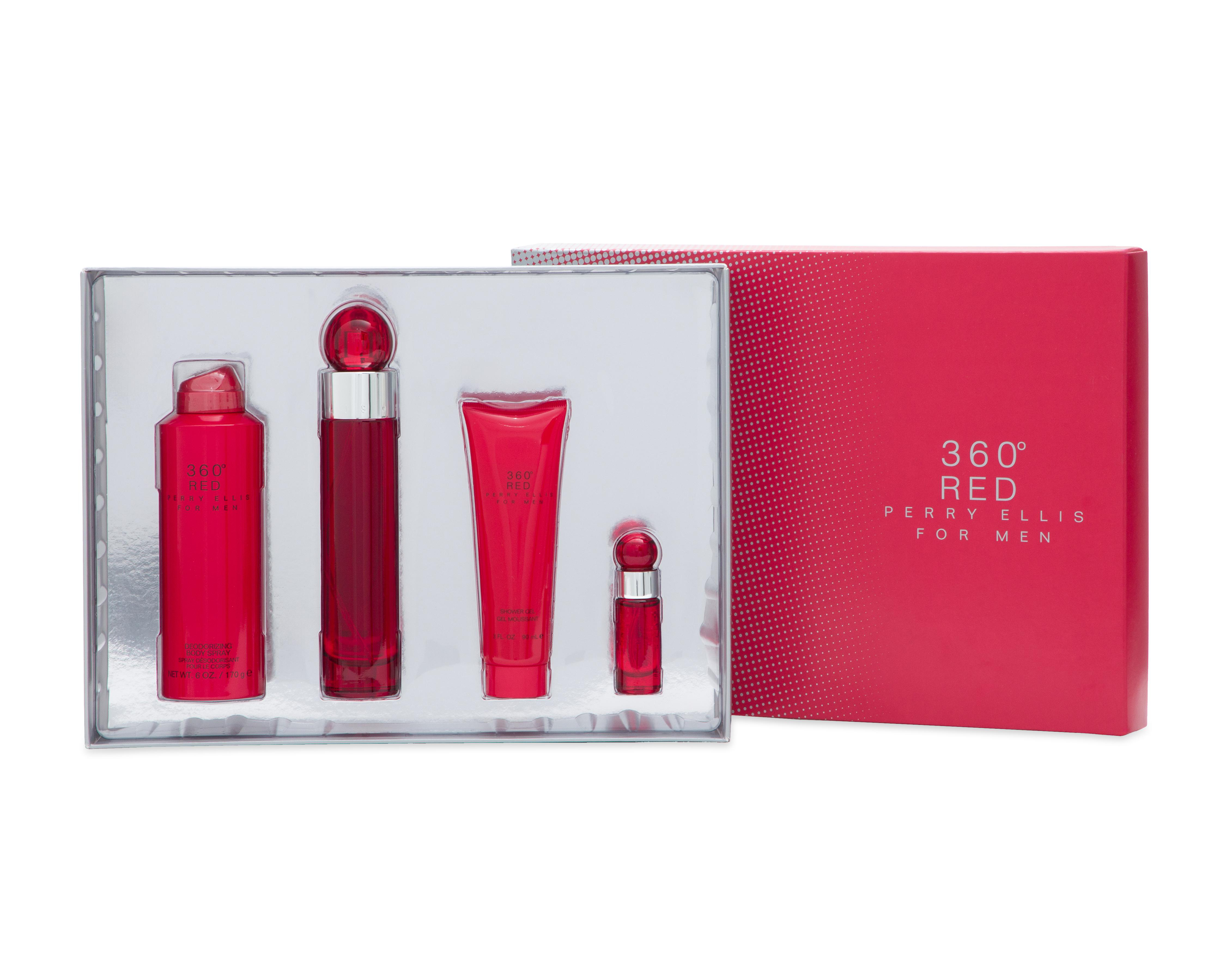 Foto 4 | Estuche para Hombre Perry Ellis 360 Red 4 Piezas