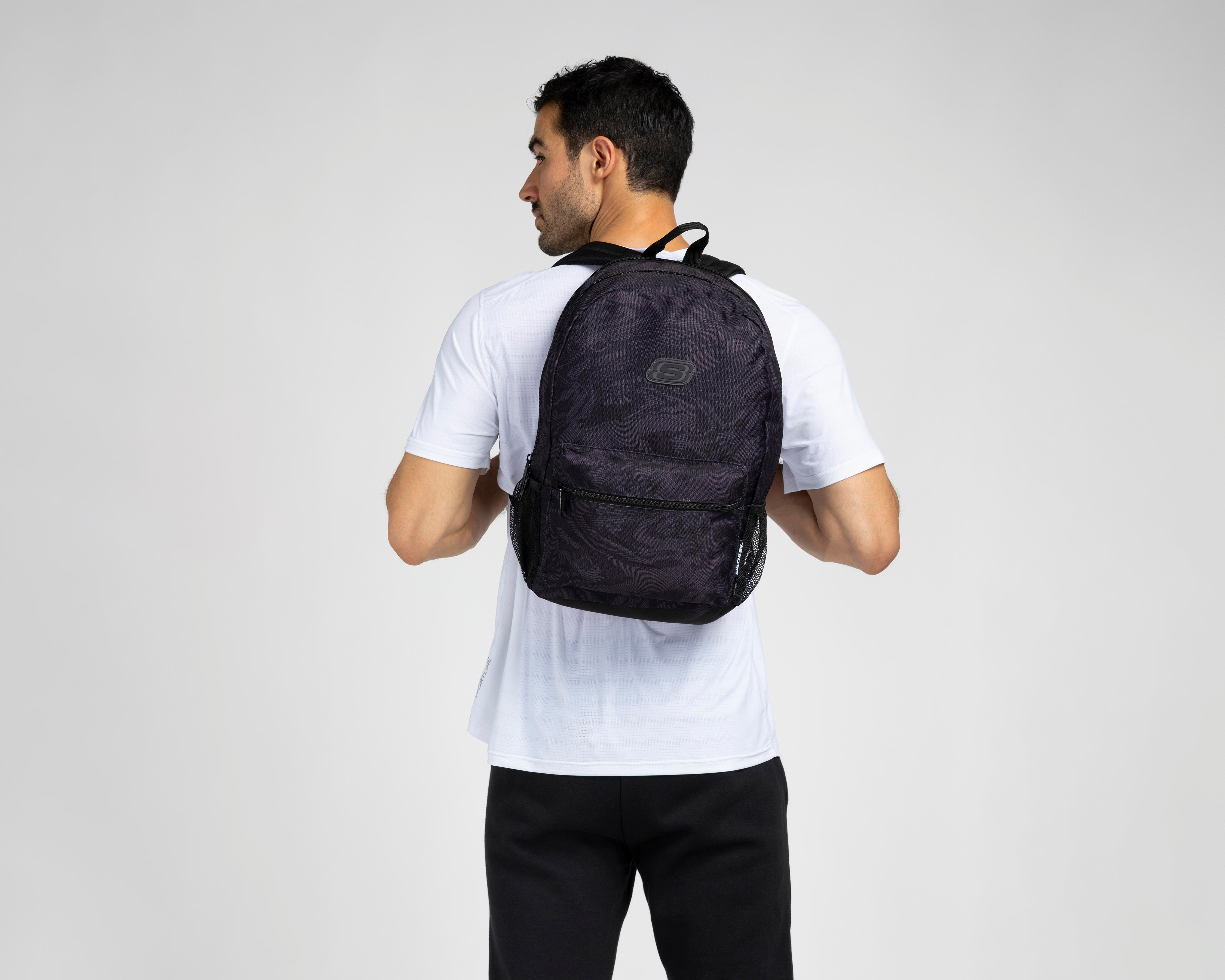 Foto 8 | Mochila Escolar Skechers Negra