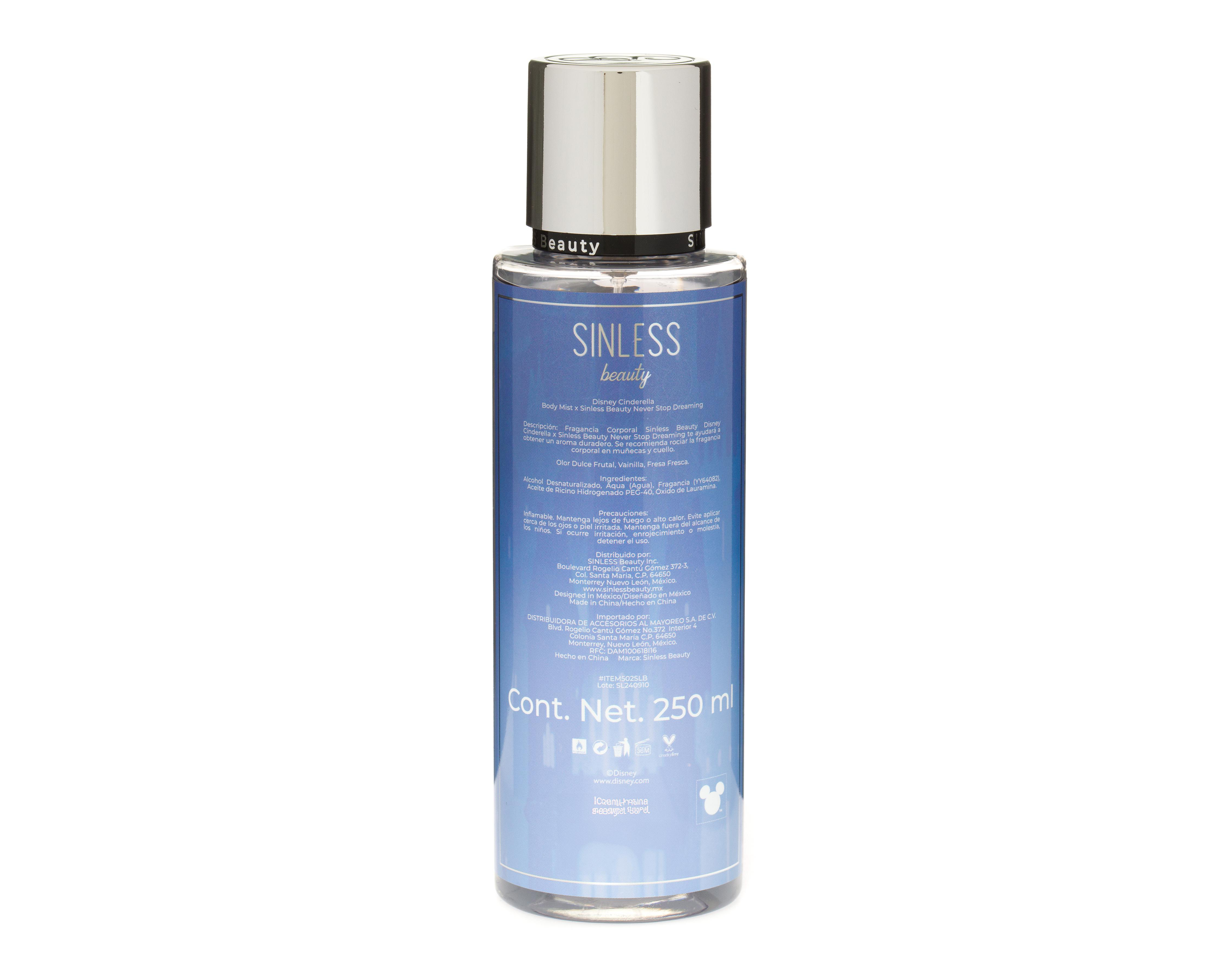 Foto 3 pulgar | Body Sinless Beauty Disney Cinderella Dulce 250 ml