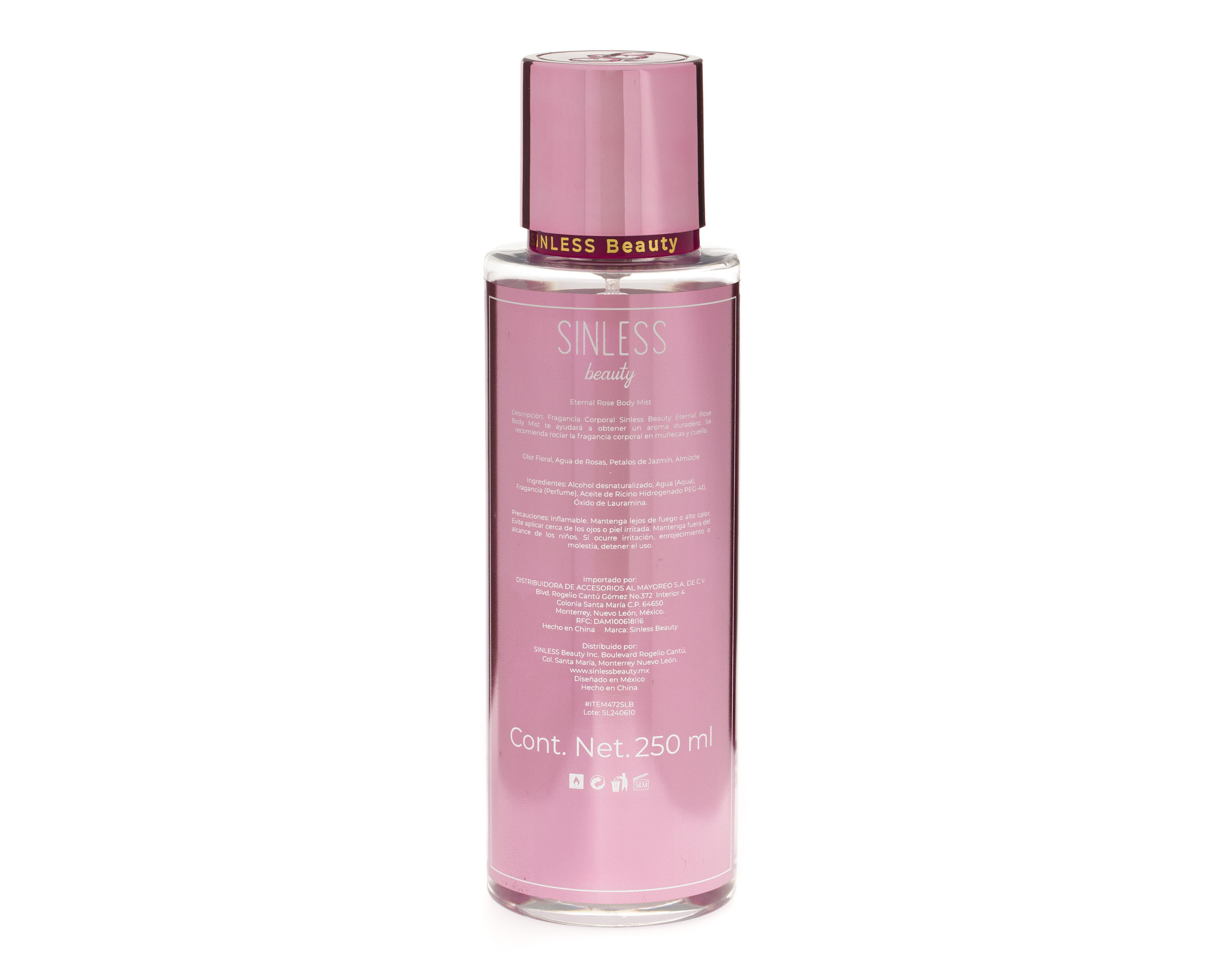 Foto 3 pulgar | Body Sinless Beauty Eternal Rose 250 ml