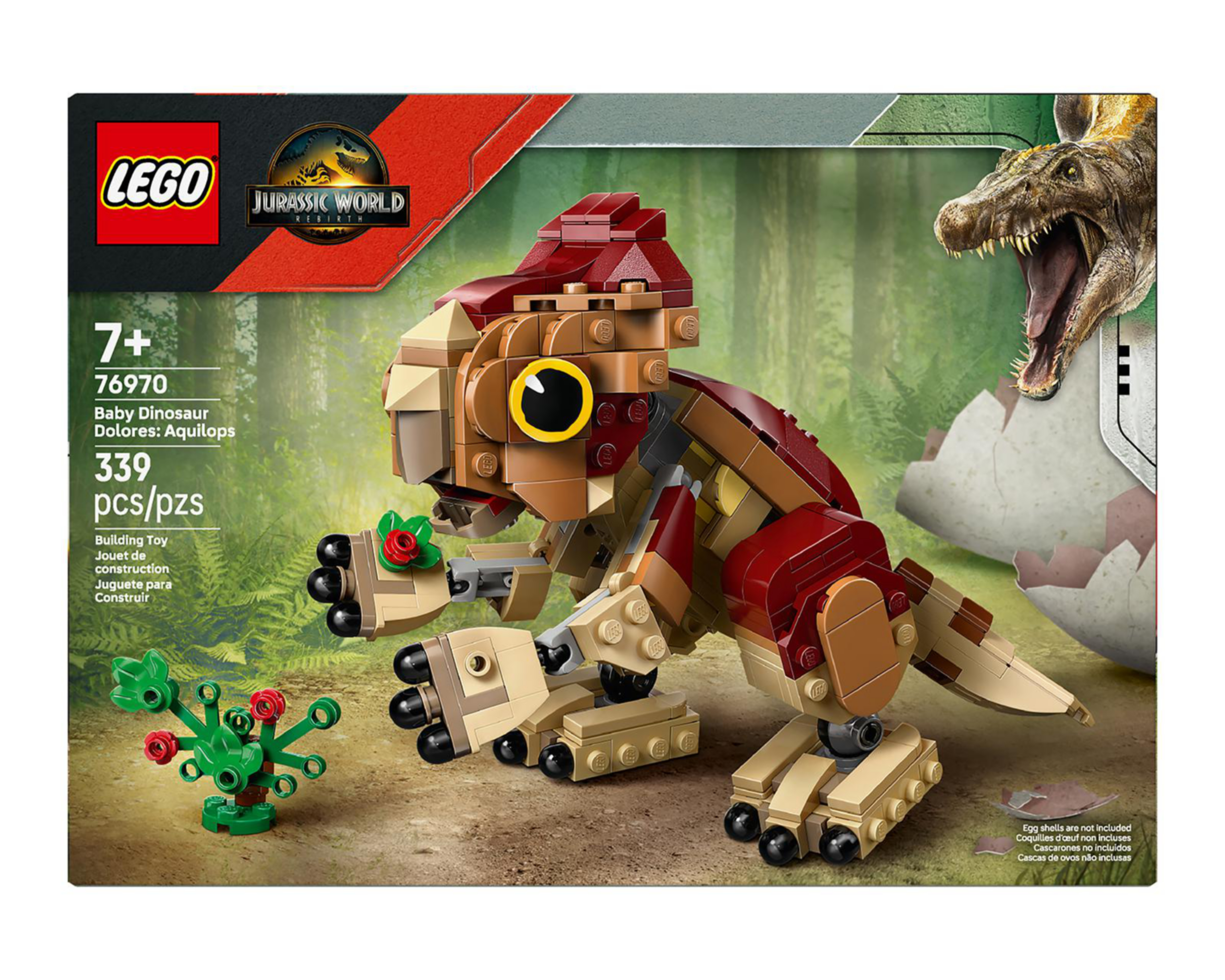 Foto 3 pulgar | LEGO Jurassic World Rebirth Baby Dinosaur Dolores: Aquilops