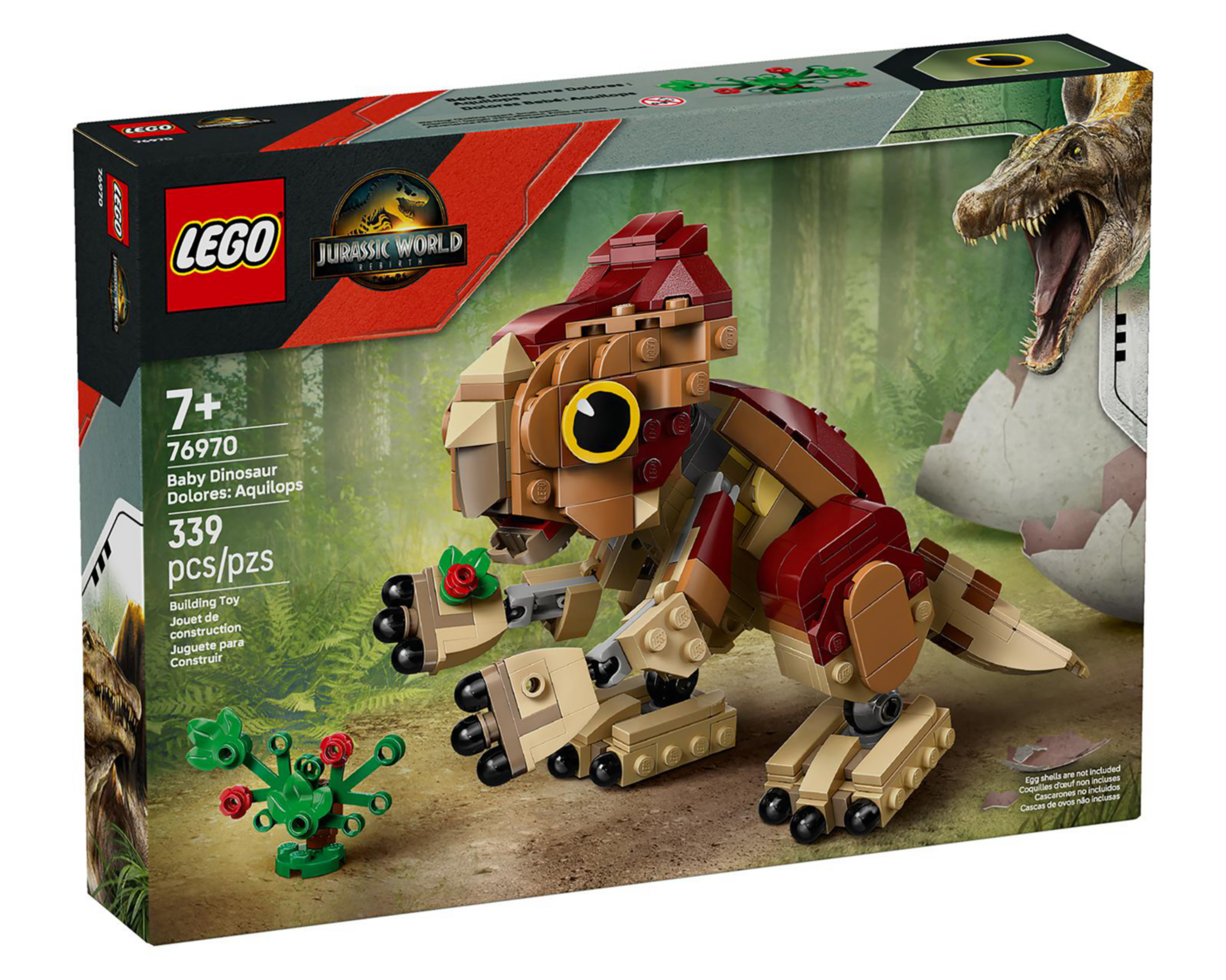 Foto 5 pulgar | LEGO Jurassic World Rebirth Baby Dinosaur Dolores: Aquilops