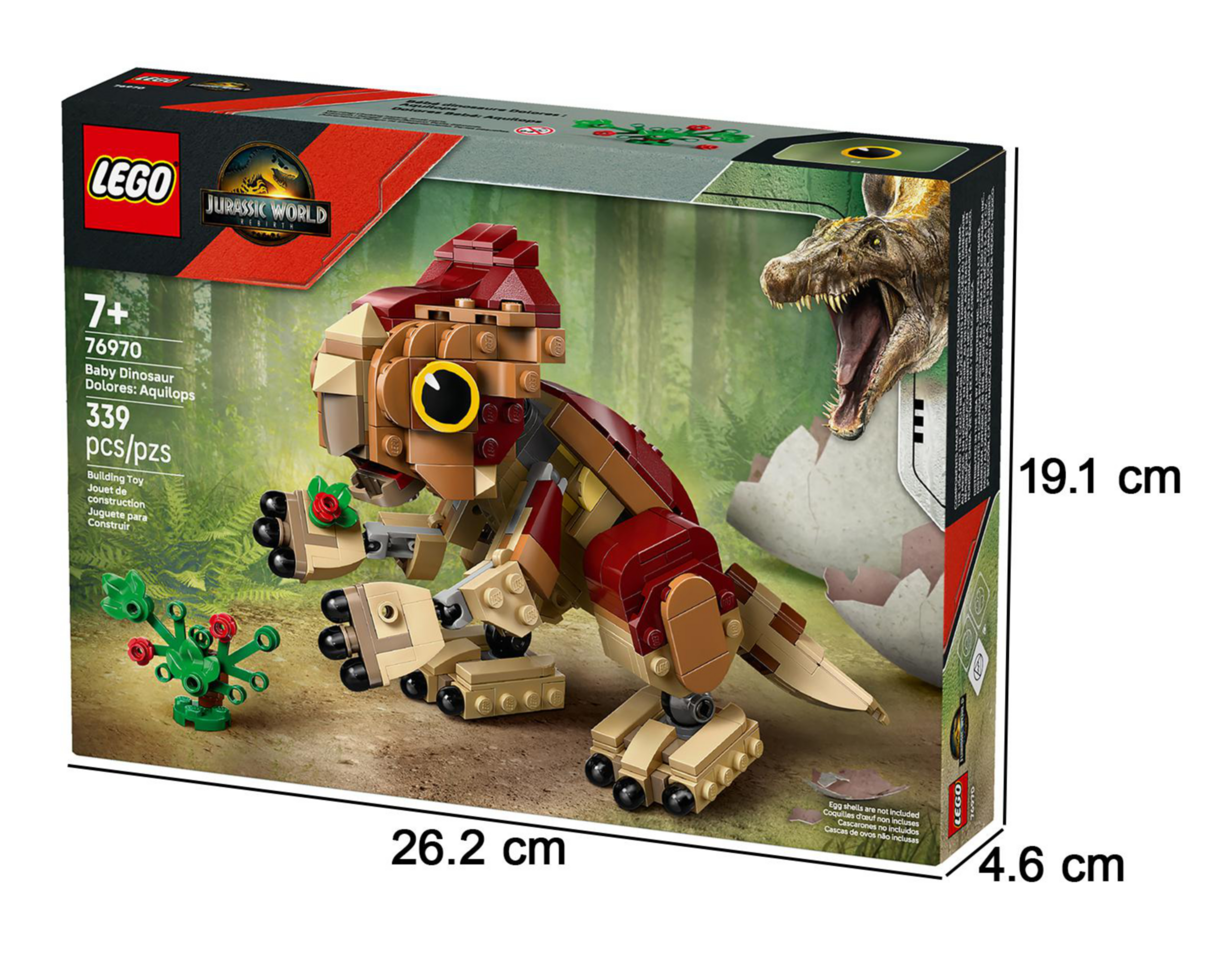 Foto 6 pulgar | LEGO Jurassic World Rebirth Baby Dinosaur Dolores: Aquilops