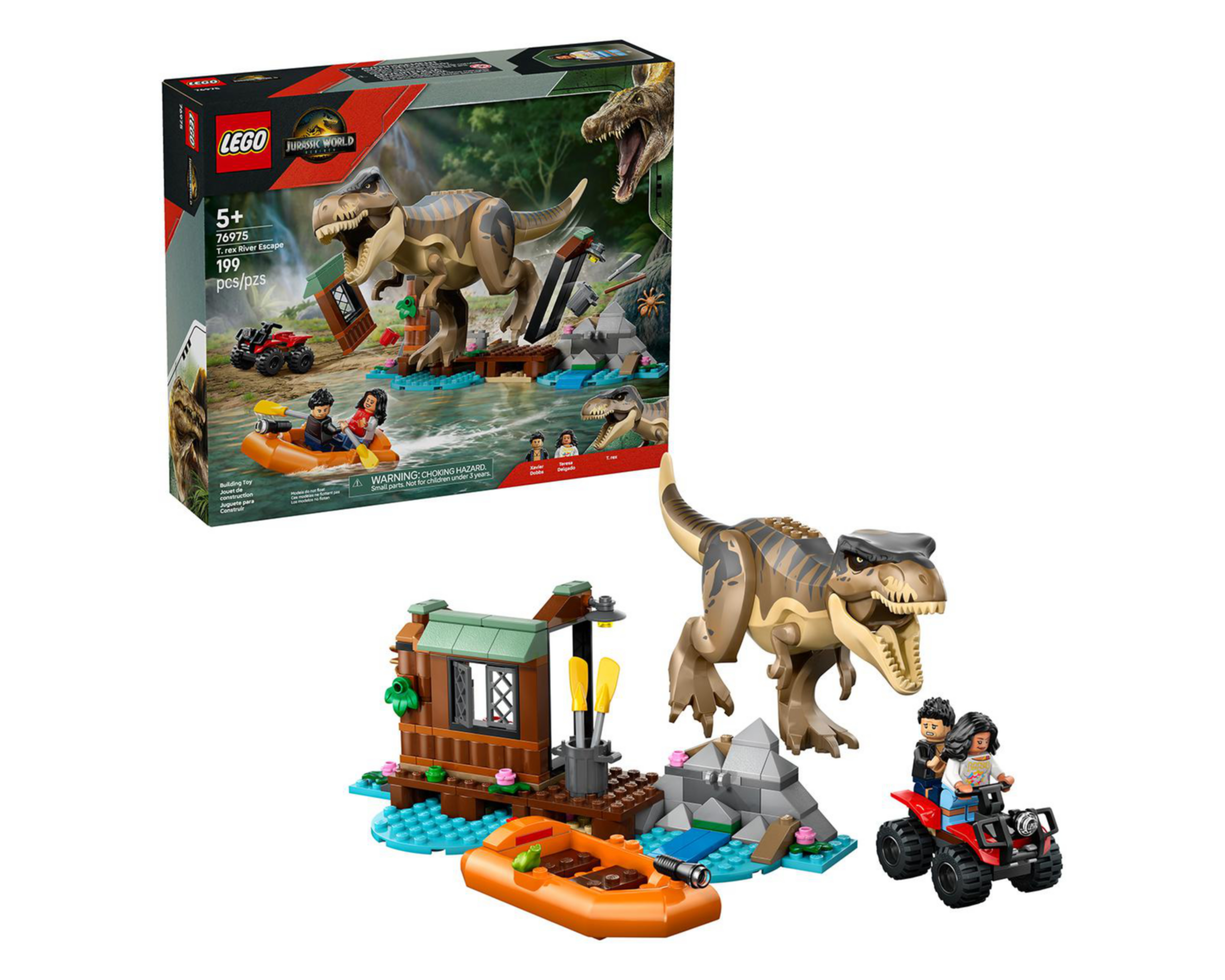 LEGO Jurassic World: Huida por el Río y T. Rex a la Caza