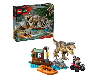 Foto 1 | LEGO Jurassic World: Huida por el Río y T. Rex a la Caza