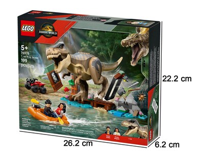 Foto 5 | LEGO Jurassic World: Huida por el Río y T. Rex a la Caza