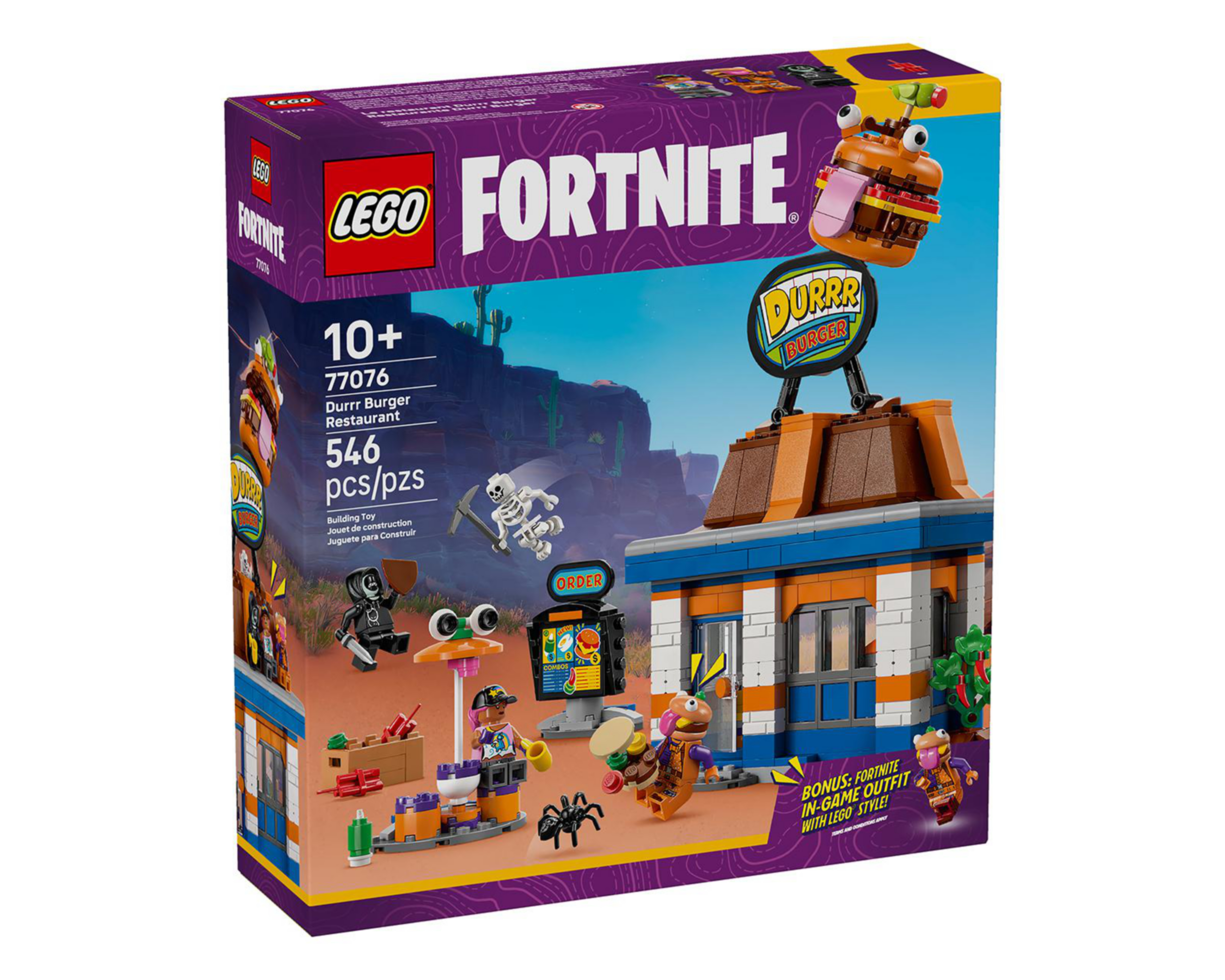 Foto 5 pulgar | LEGO Fortnite: Restaurante Hamburrrguesa