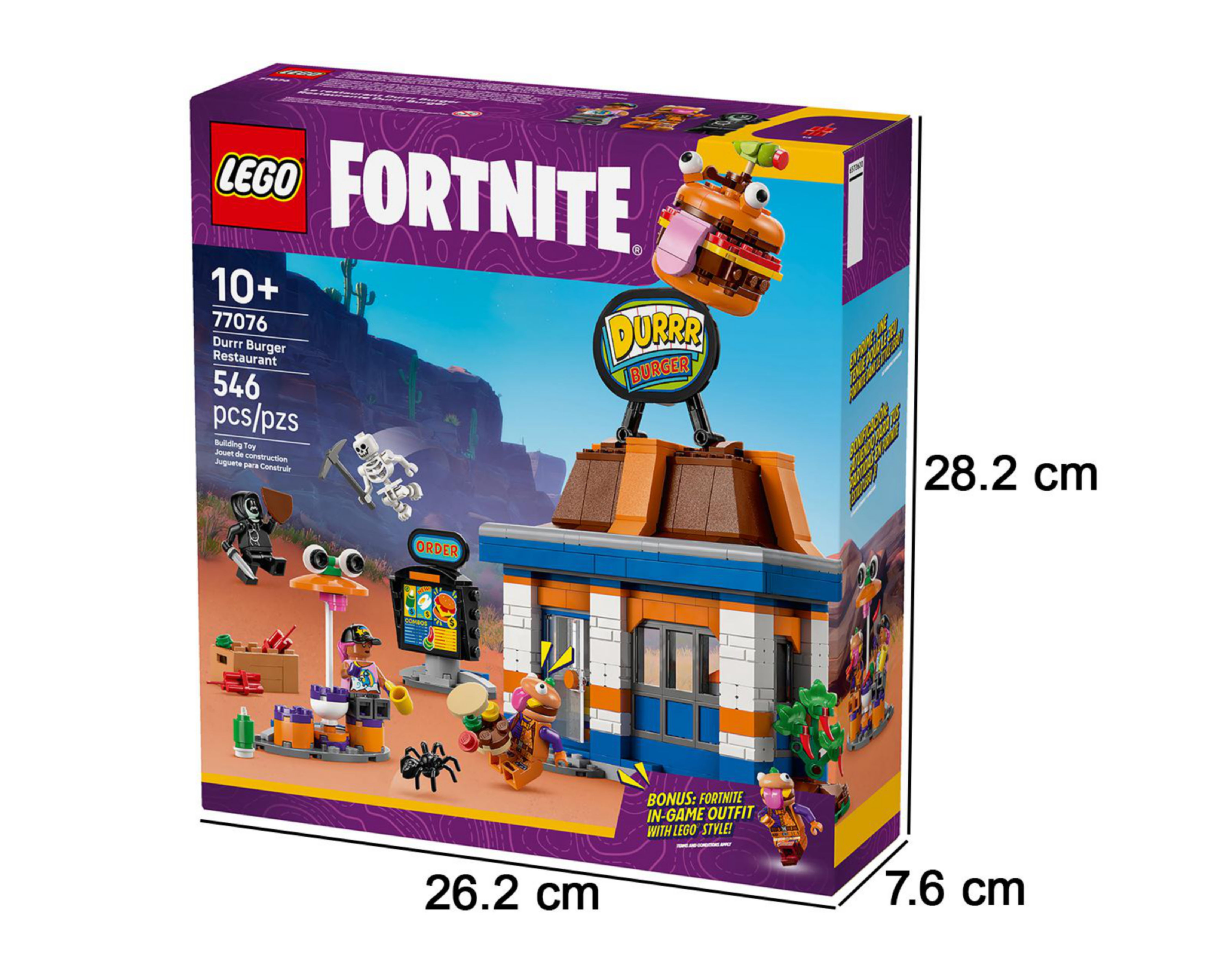 Foto 6 pulgar | LEGO Fortnite: Restaurante Hamburrrguesa