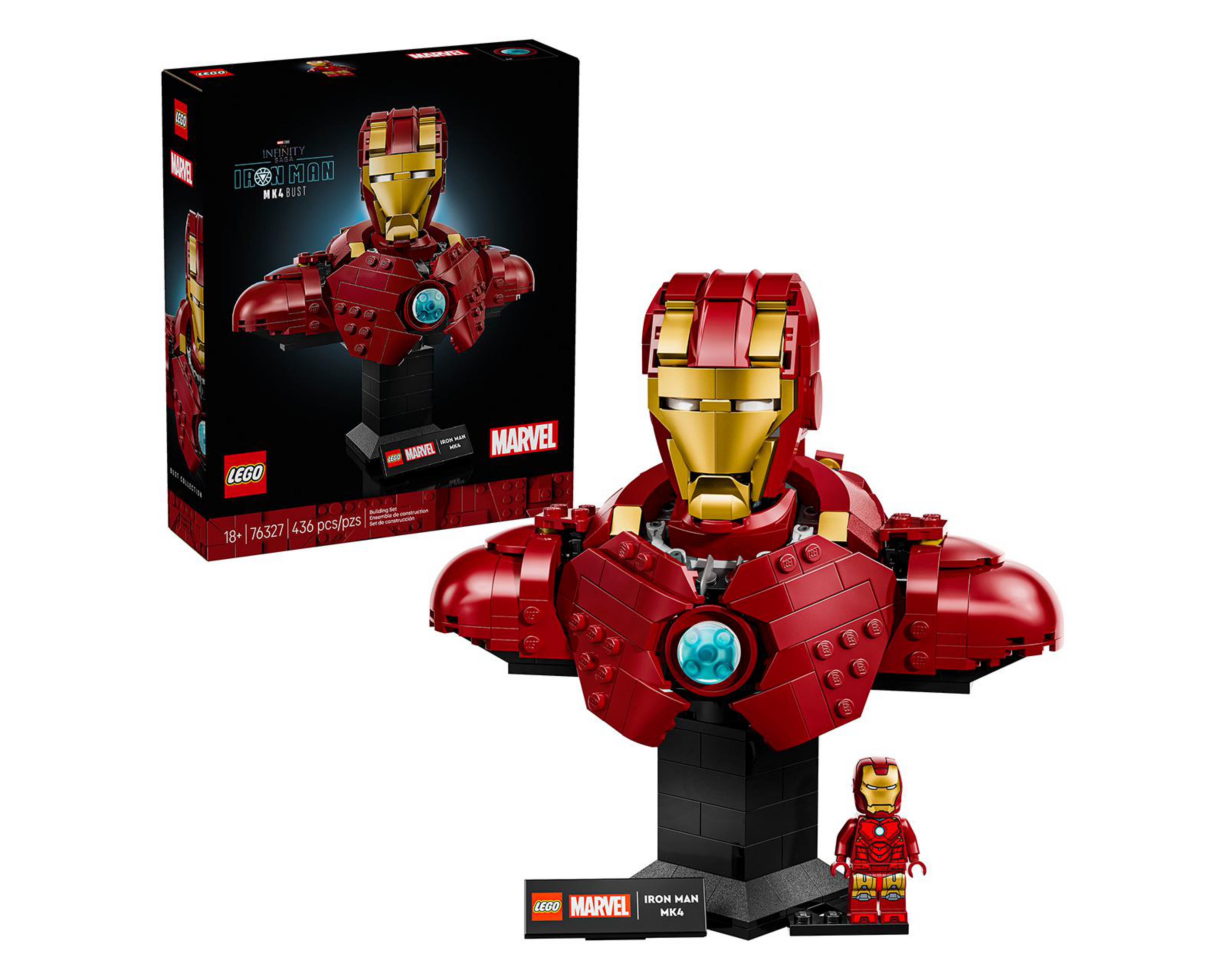 LEGO Marvel: Busto de Iron Man MK4