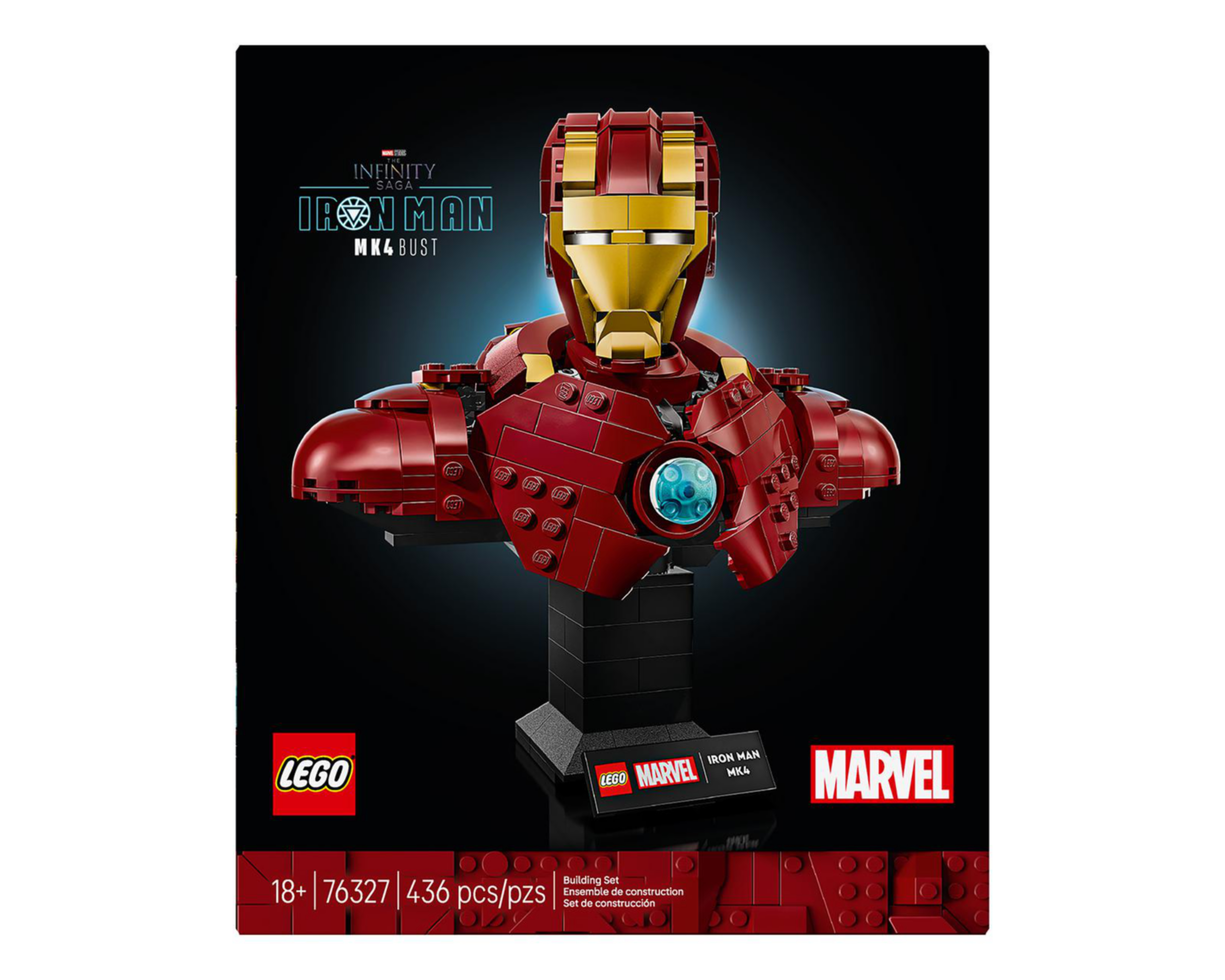 Foto 3 pulgar | LEGO Marvel: Busto de Iron Man MK4