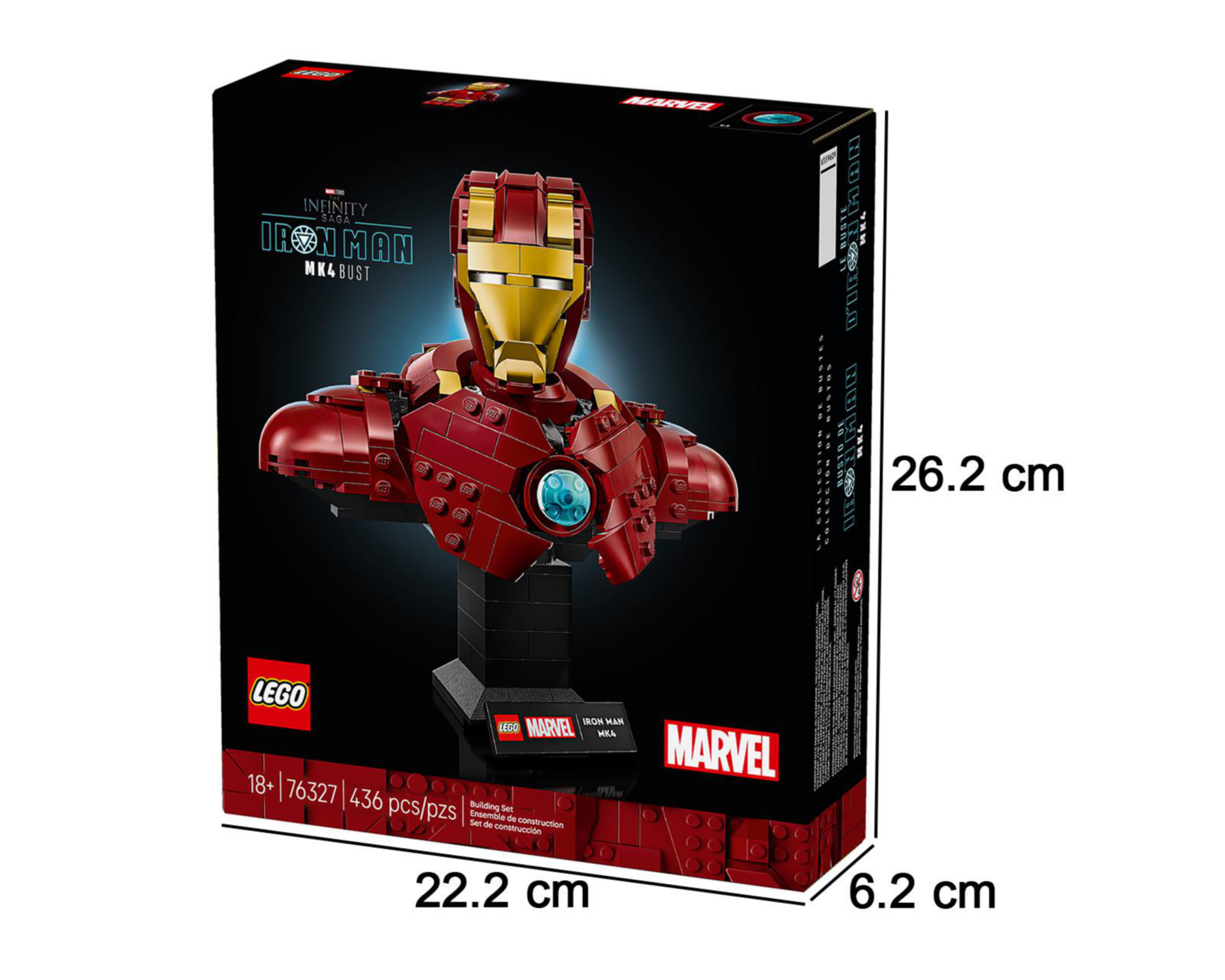 Foto 6 pulgar | LEGO Marvel: Busto de Iron Man MK4
