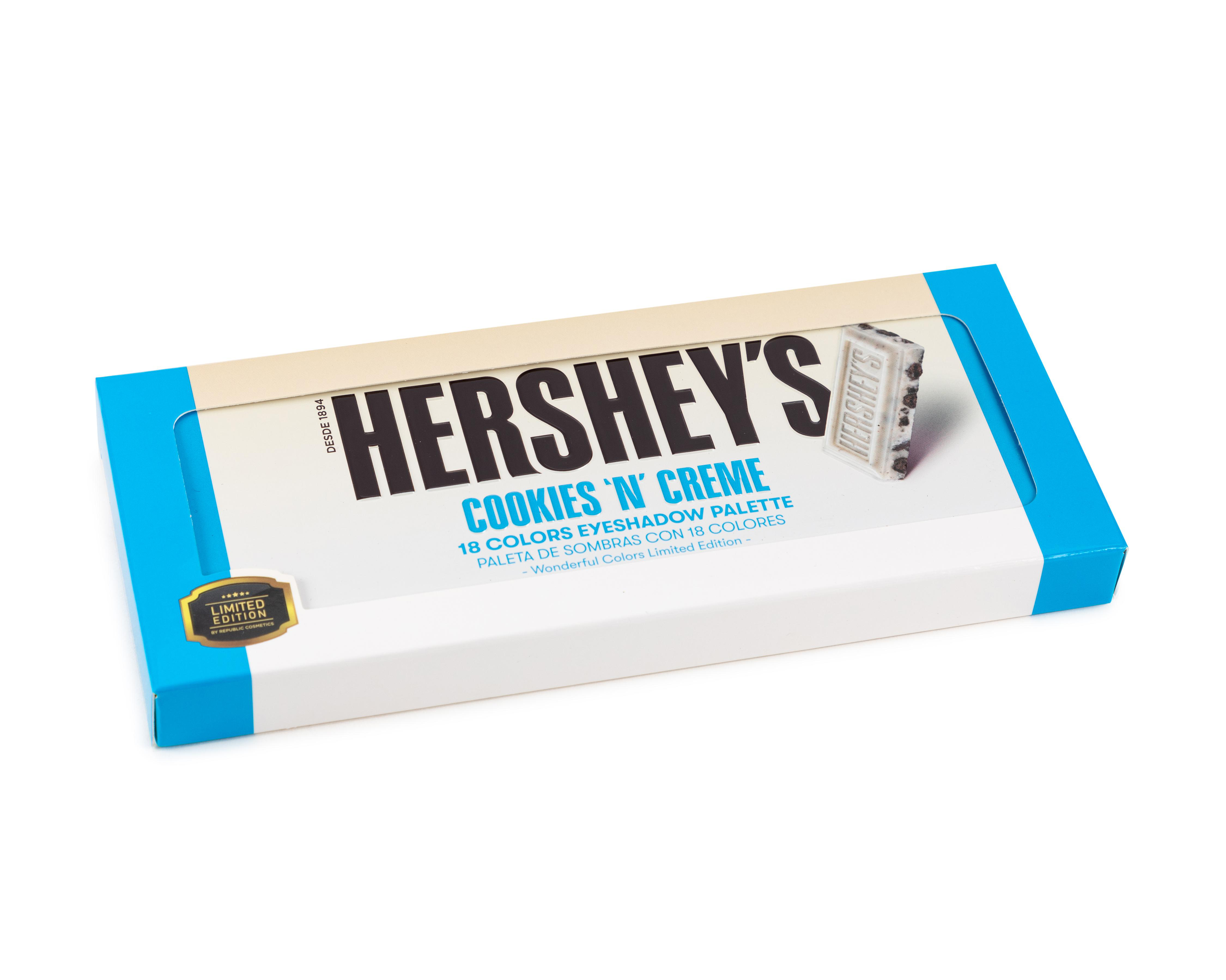 Foto 4 pulgar | Sombras para Ojos Republic Cosmetics Hershey's Cookies 'N' Cream 18 Tonos