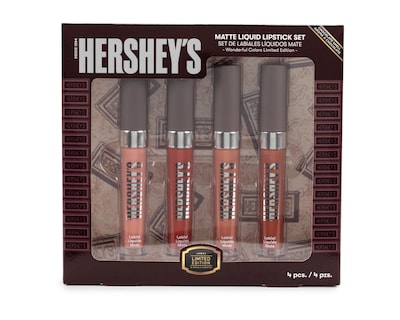 Foto 1 | Labial Republic Cosmetic Hershey's Wonderful Colors 4 Piezas