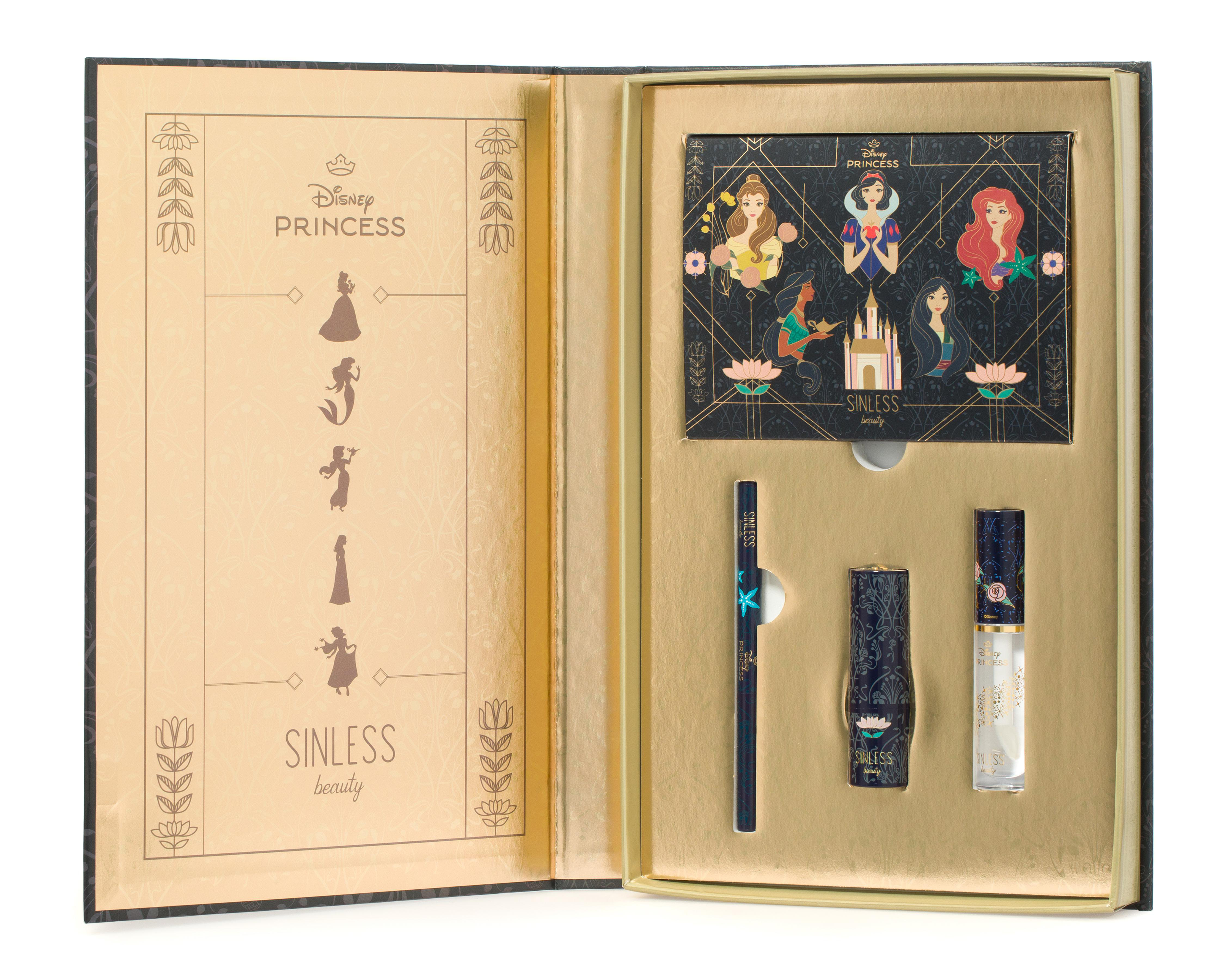 Foto 1 | Kit de Maquillaje Sinless Beauty Disney Princess 4 Piezas