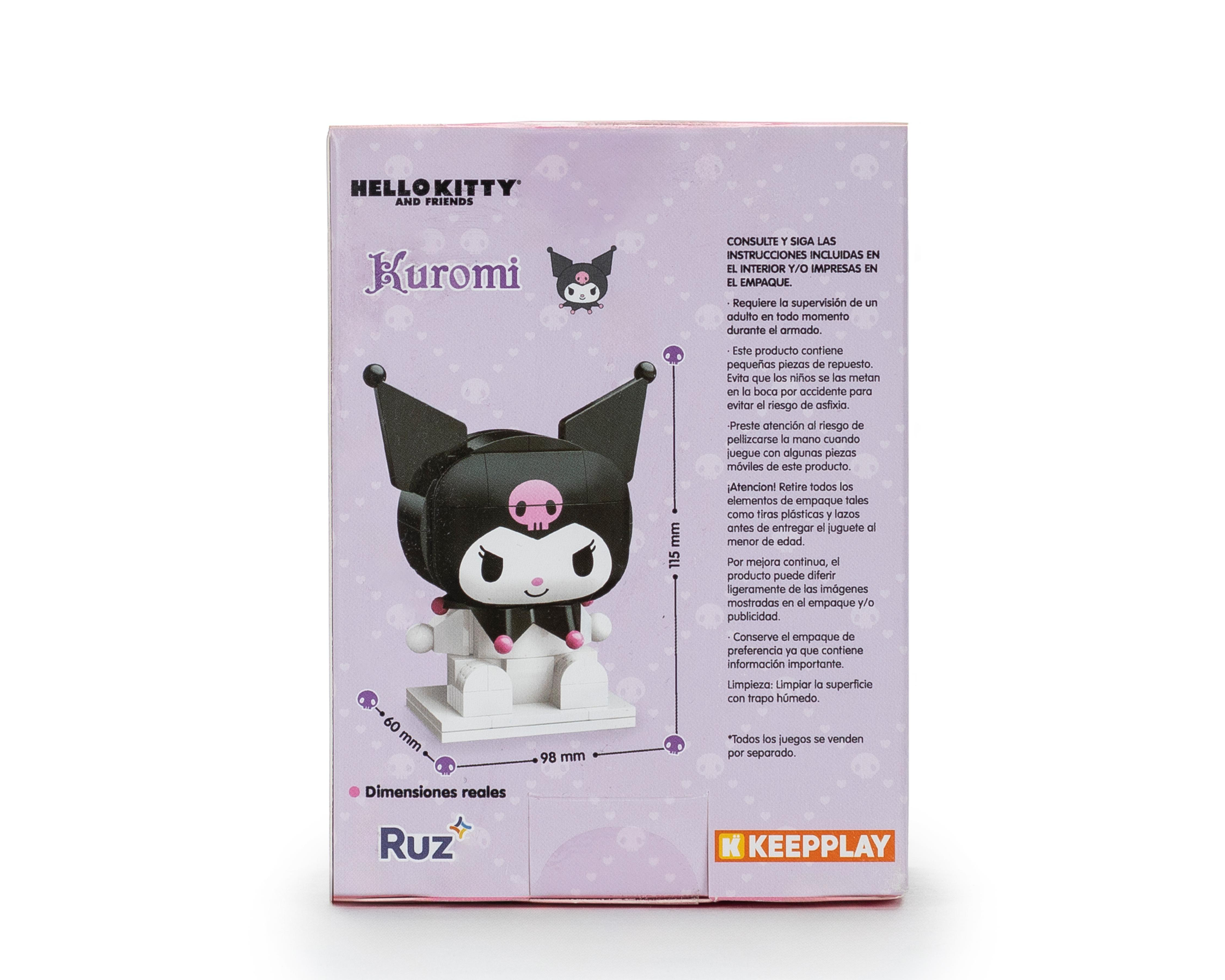 Foto 2 | Bloques de Construcción Ruz Hello Kitty Kuromi 130 Piezas