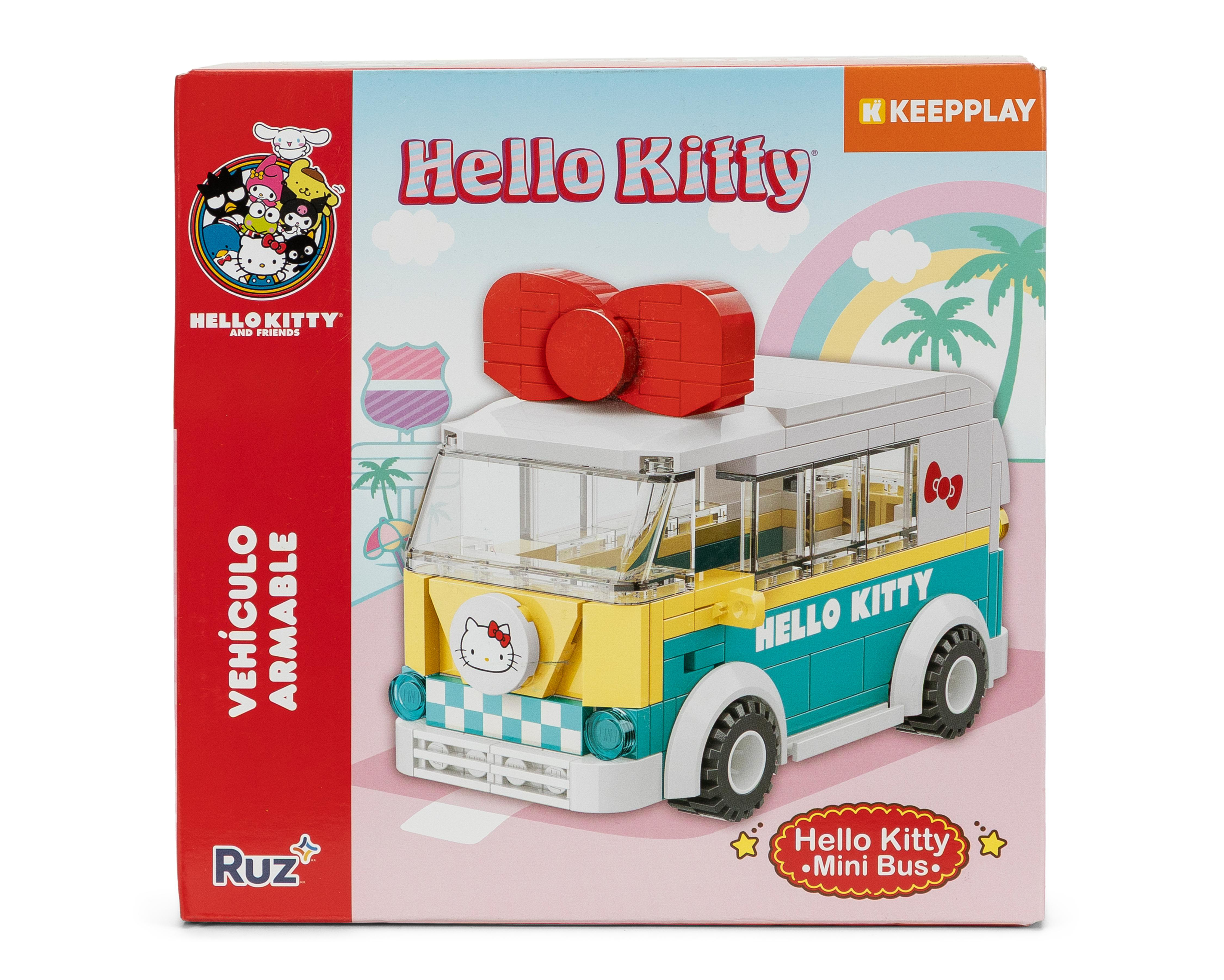 Foto 1 | Bloques de Construcción Vehículo Armable Hello Kitty 158 Piezas