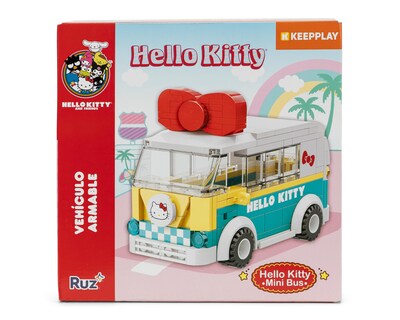 Foto 1 | Bloques de Construcción Vehículo Armable Hello Kitty 158 Piezas