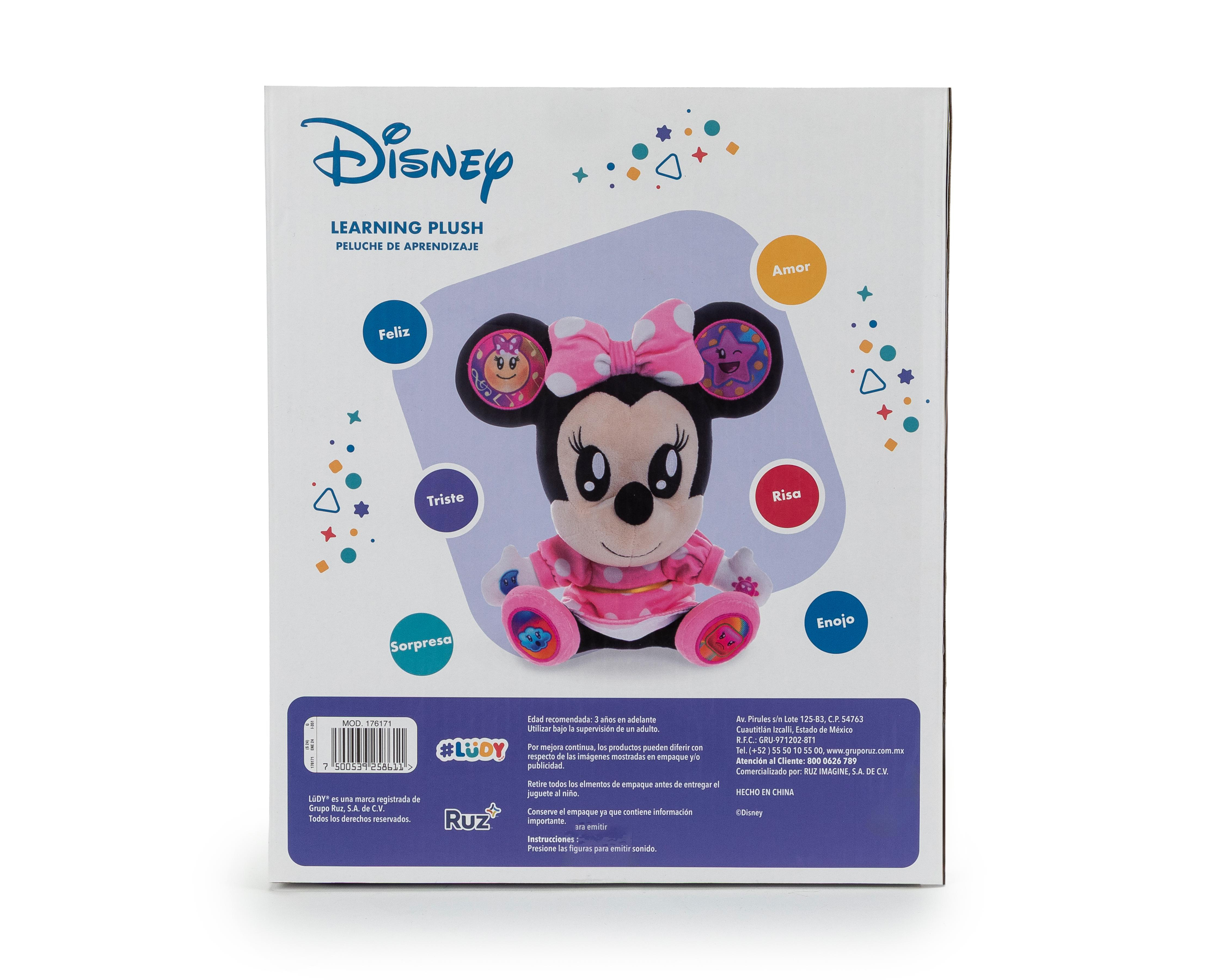 Foto 7 pulgar | Peluche de Aprendizaje Disney Minnie Mouse con Sonido
