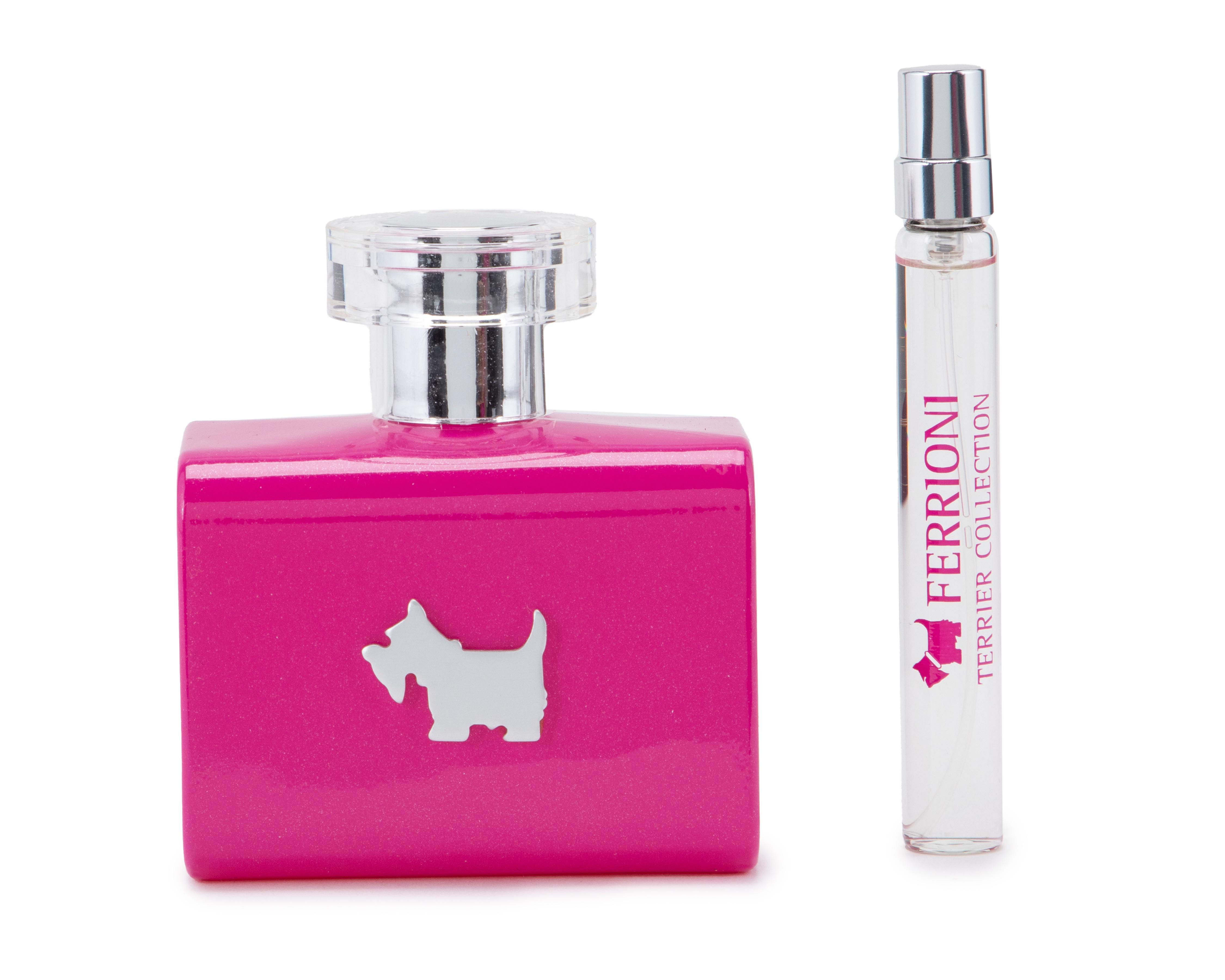 Foto 3 pulgar | Estuche para Mujer Ferrioni Terrier Pink 3 Piezas