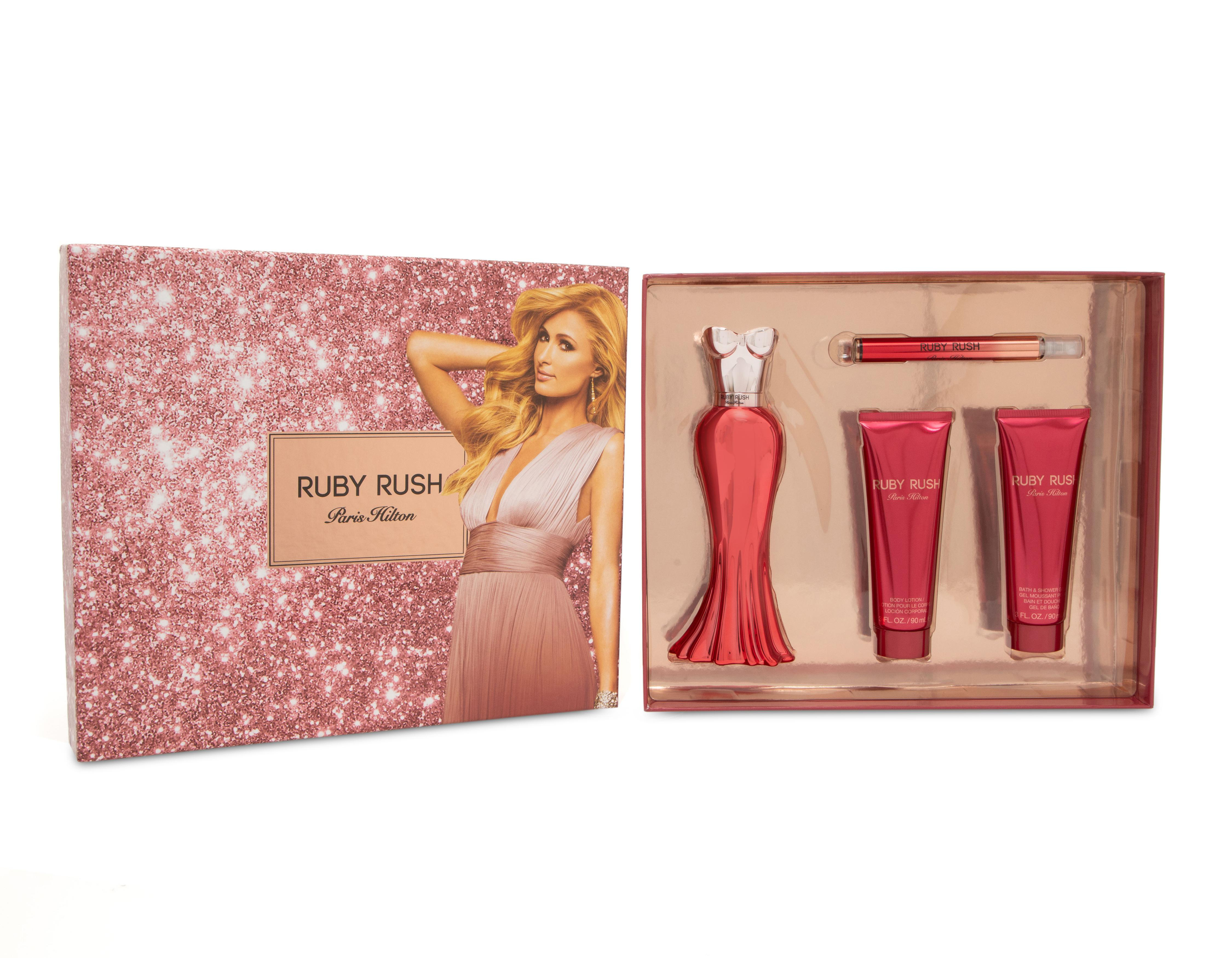 Foto 5 pulgar | Estuche para Mujer Paris Hilton Ruby Rush 4 Piezas