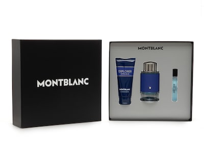 Foto 4 | Estuche para Hombre Montblanc Explorer Ultra Blue 3 Piezas