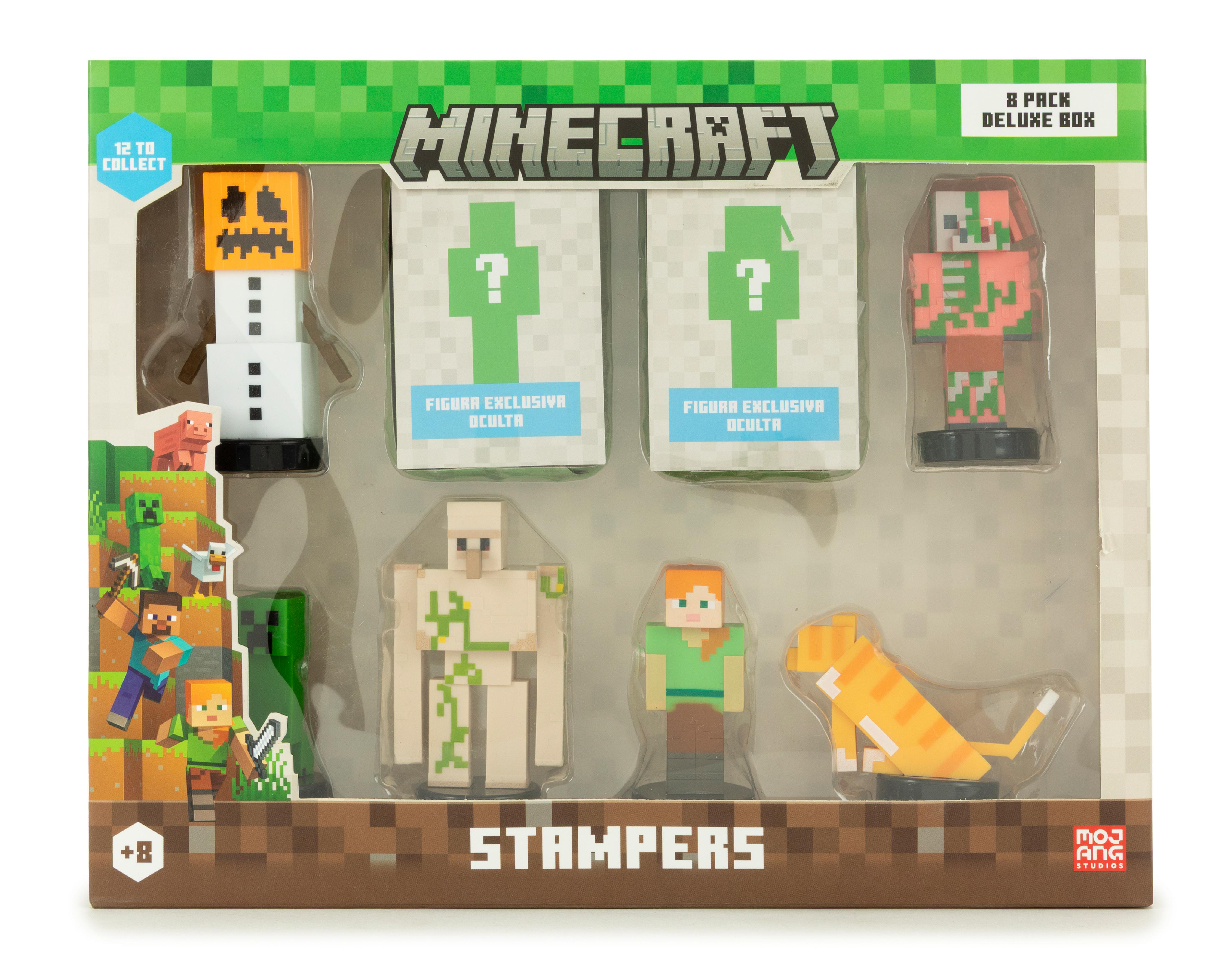 Set de Sellos Minecraft Stampers 8 Piezas