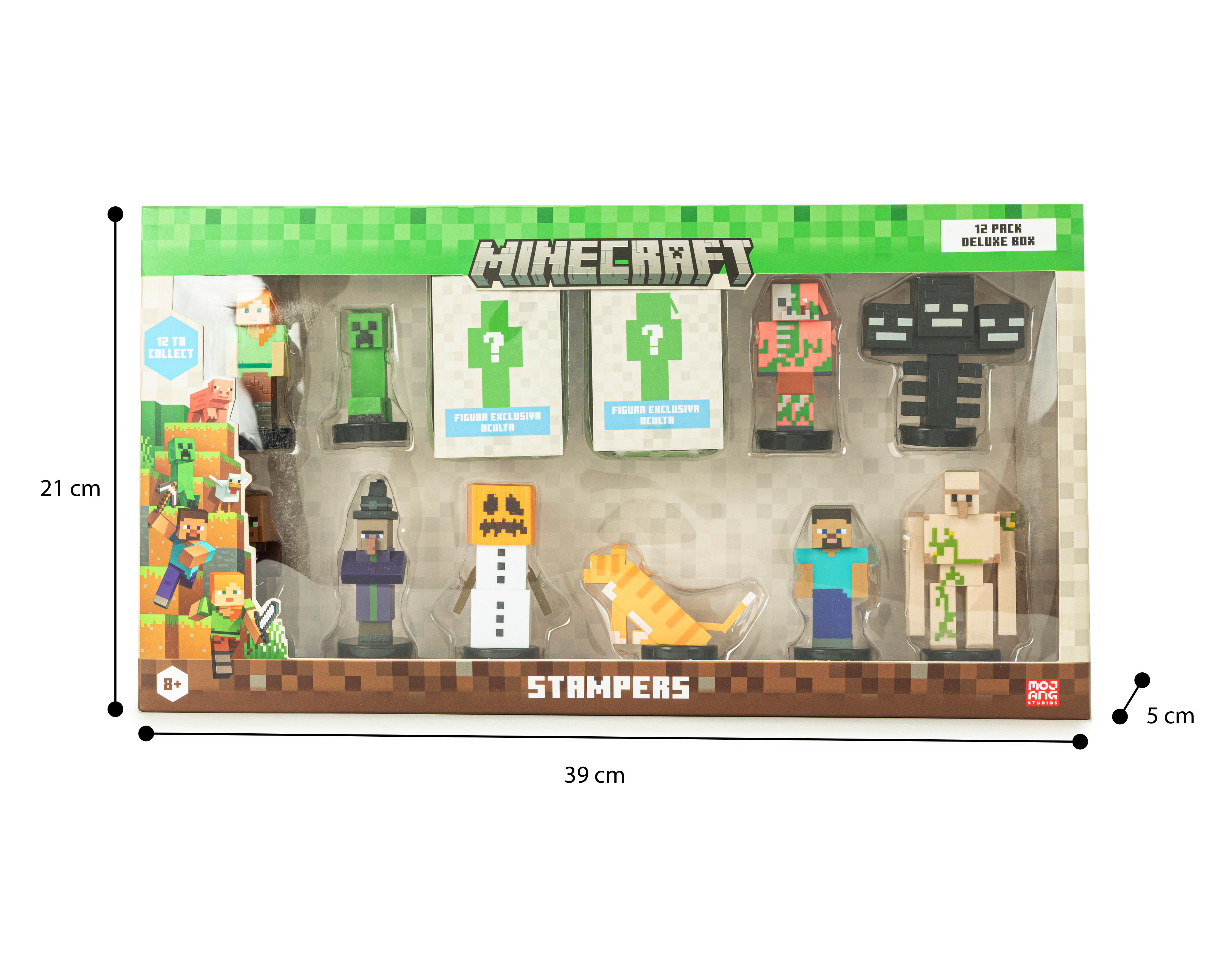 Foto 5 pulgar | Set de Sellos Minecraft Stampers 12 Piezas