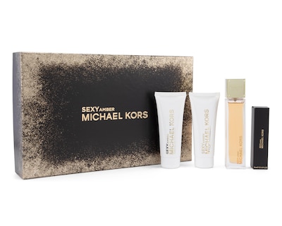 Foto 1 | Estuche para Mujer Michael Kors Sexy Ámber 4 Piezas