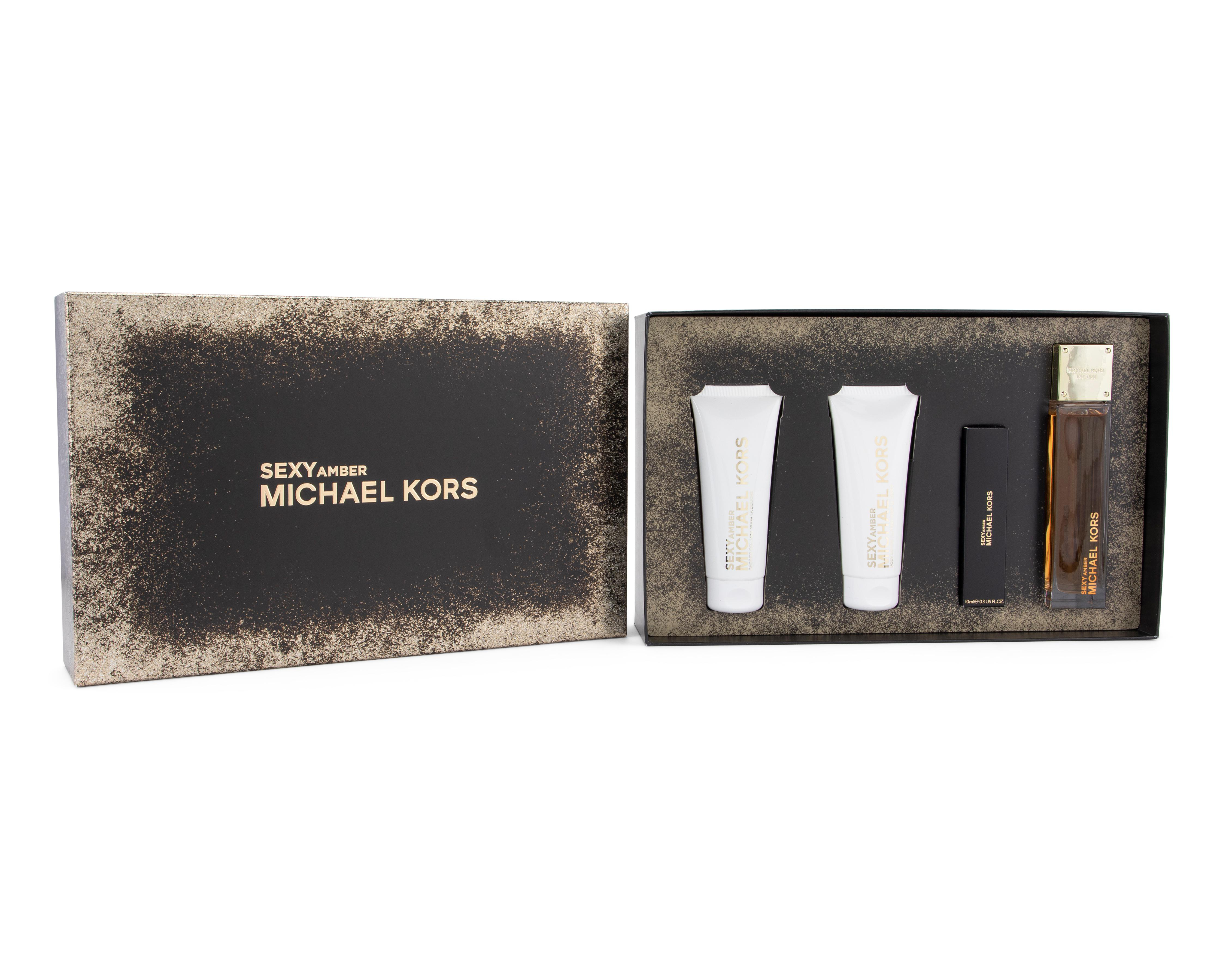 Foto 2 | Estuche para Mujer Michael Kors Sexy Ámber 4 Piezas