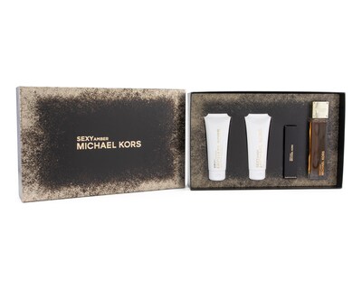 Foto 2 | Estuche para Mujer Michael Kors Sexy Ámber 4 Piezas