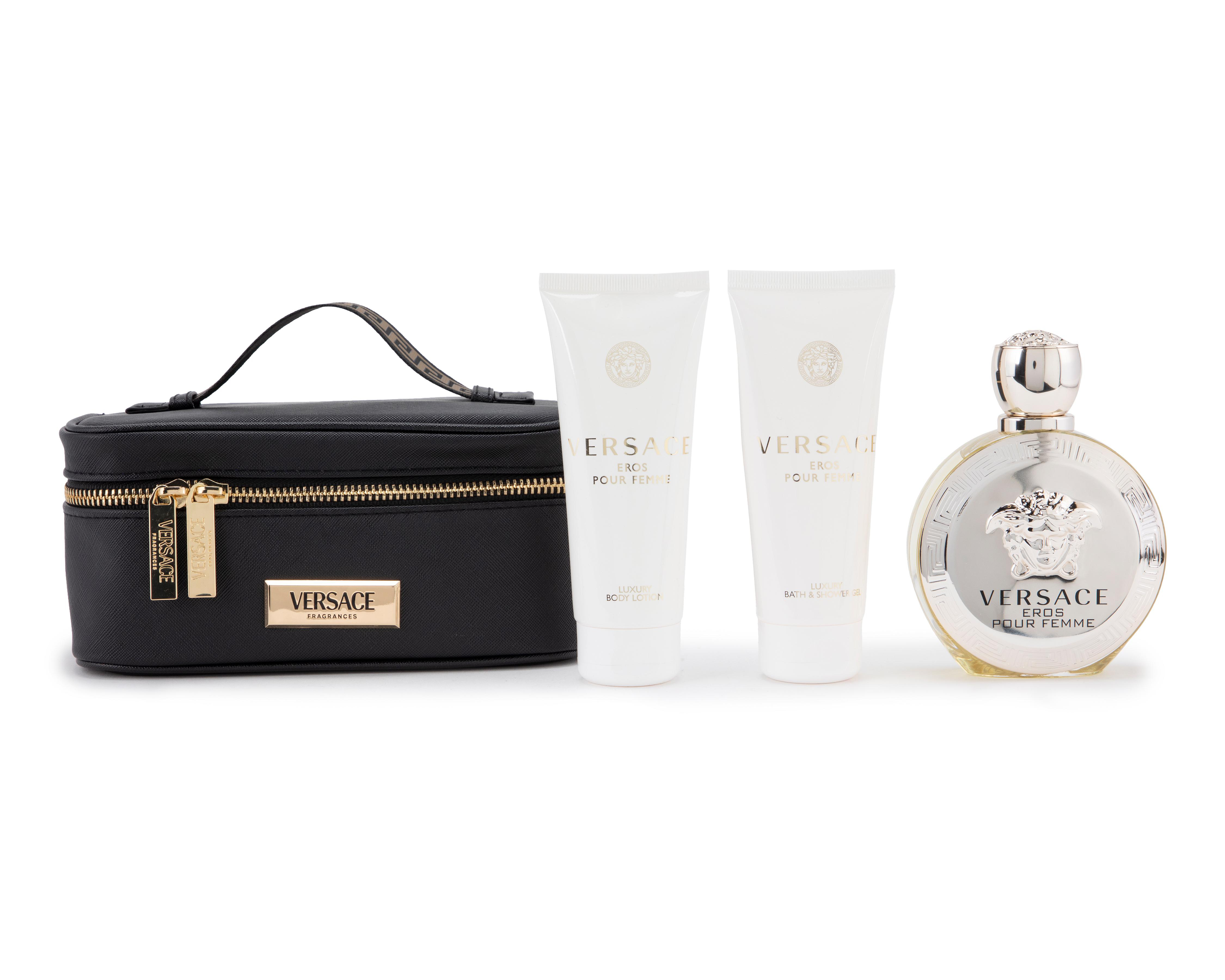 Foto 2 pulgar | Estuche para Mujer Versace Eros Pour Femme 4 Piezas