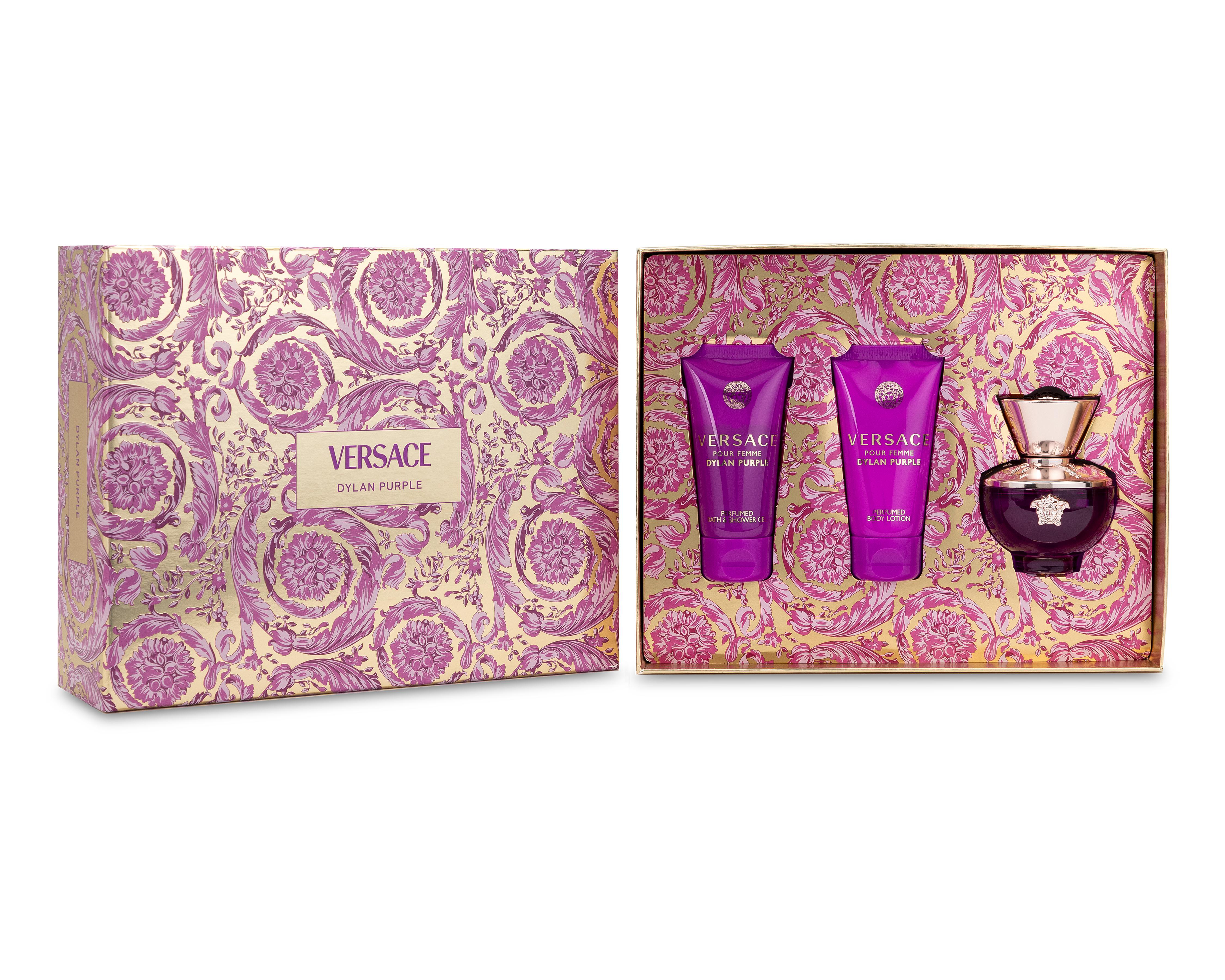 Foto 2 pulgar | Estuche para Mujer Versace Dylan Purple 3 Piezas