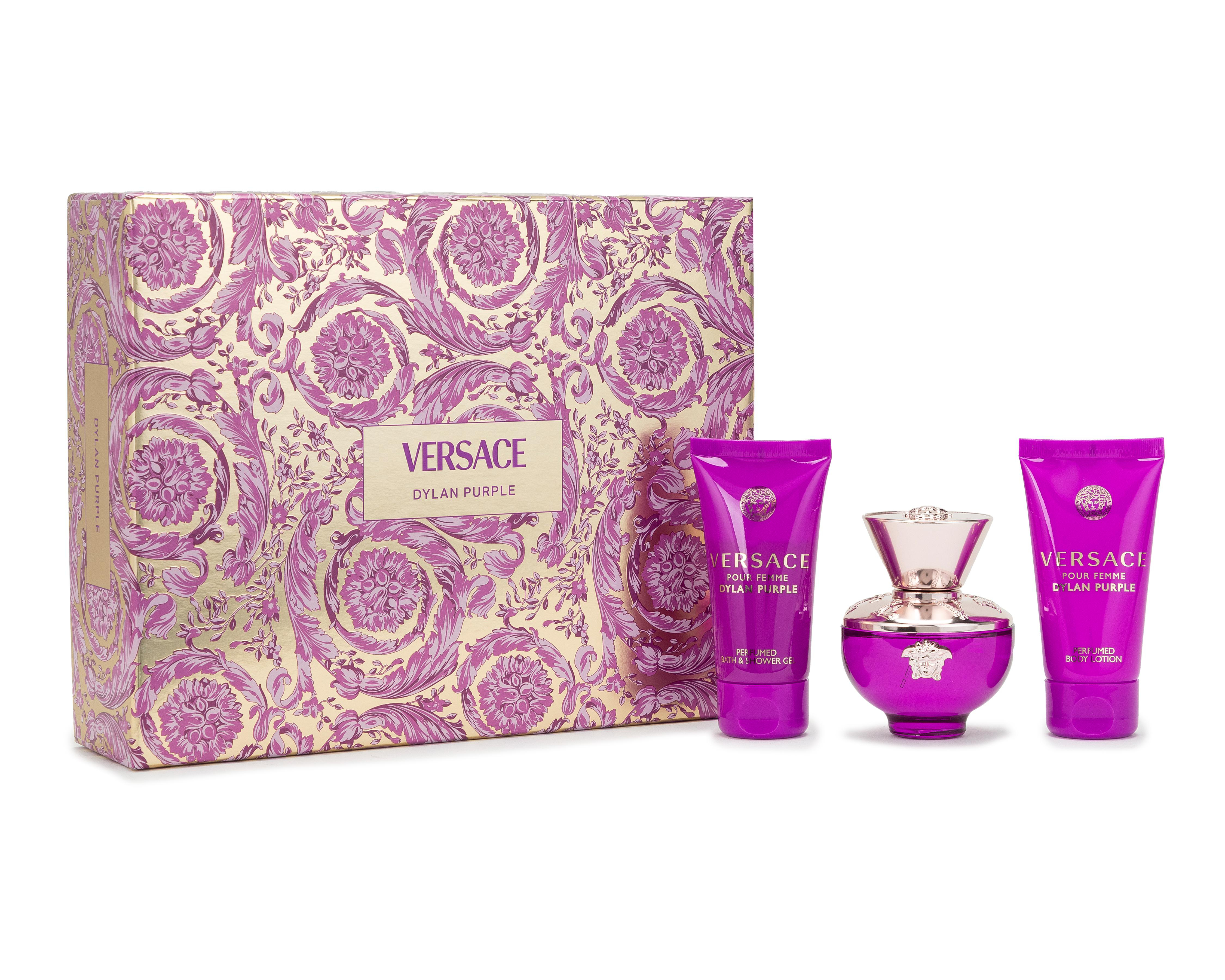 Foto 3 pulgar | Estuche para Mujer Versace Dylan Purple 3 Piezas