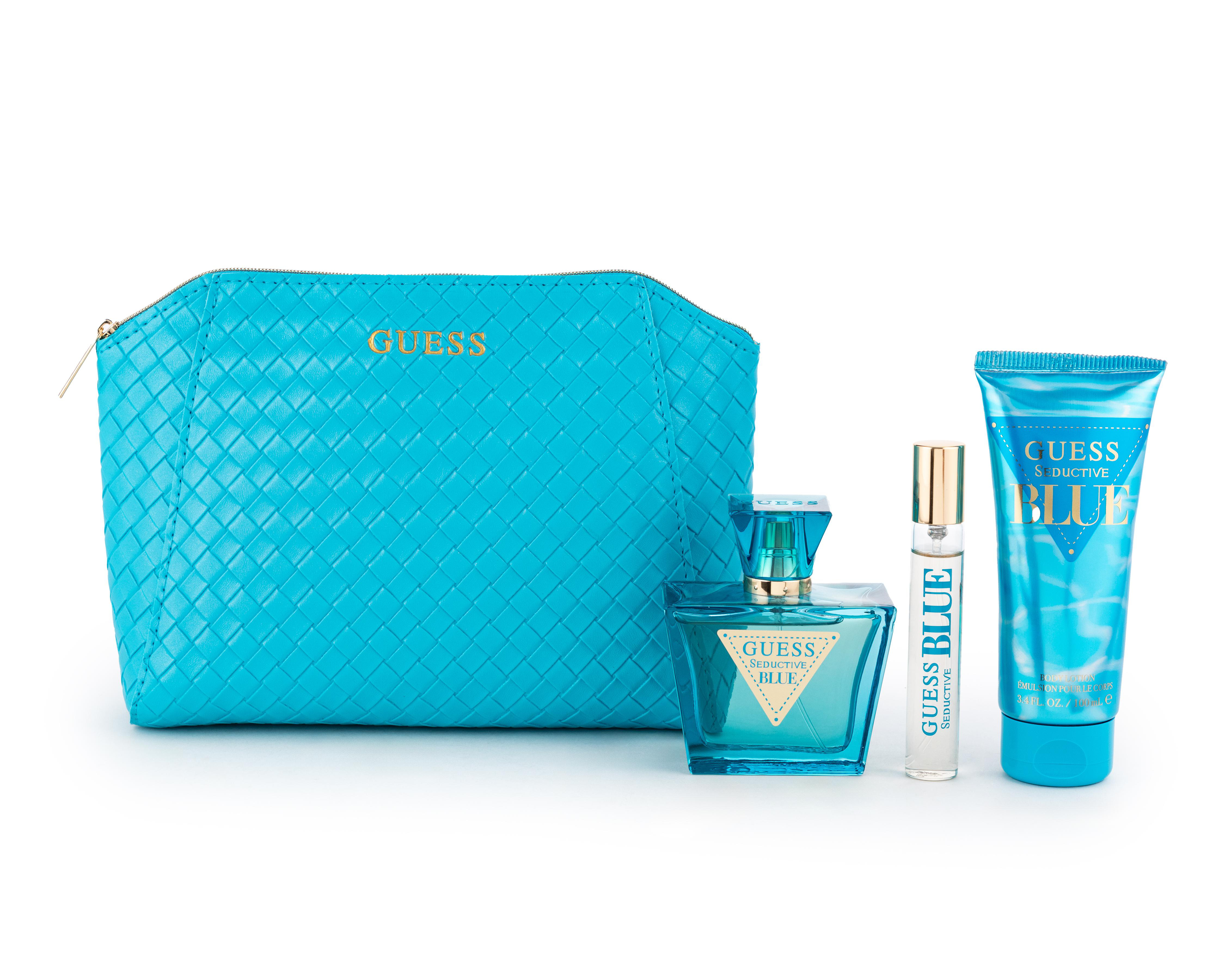 Foto 3 pulgar | Estuche para Mujer Guess Seductive Blue 4 Piezas