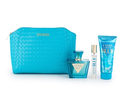 Foto 2 | Estuche para Mujer Guess Seductive Blue 4 Piezas