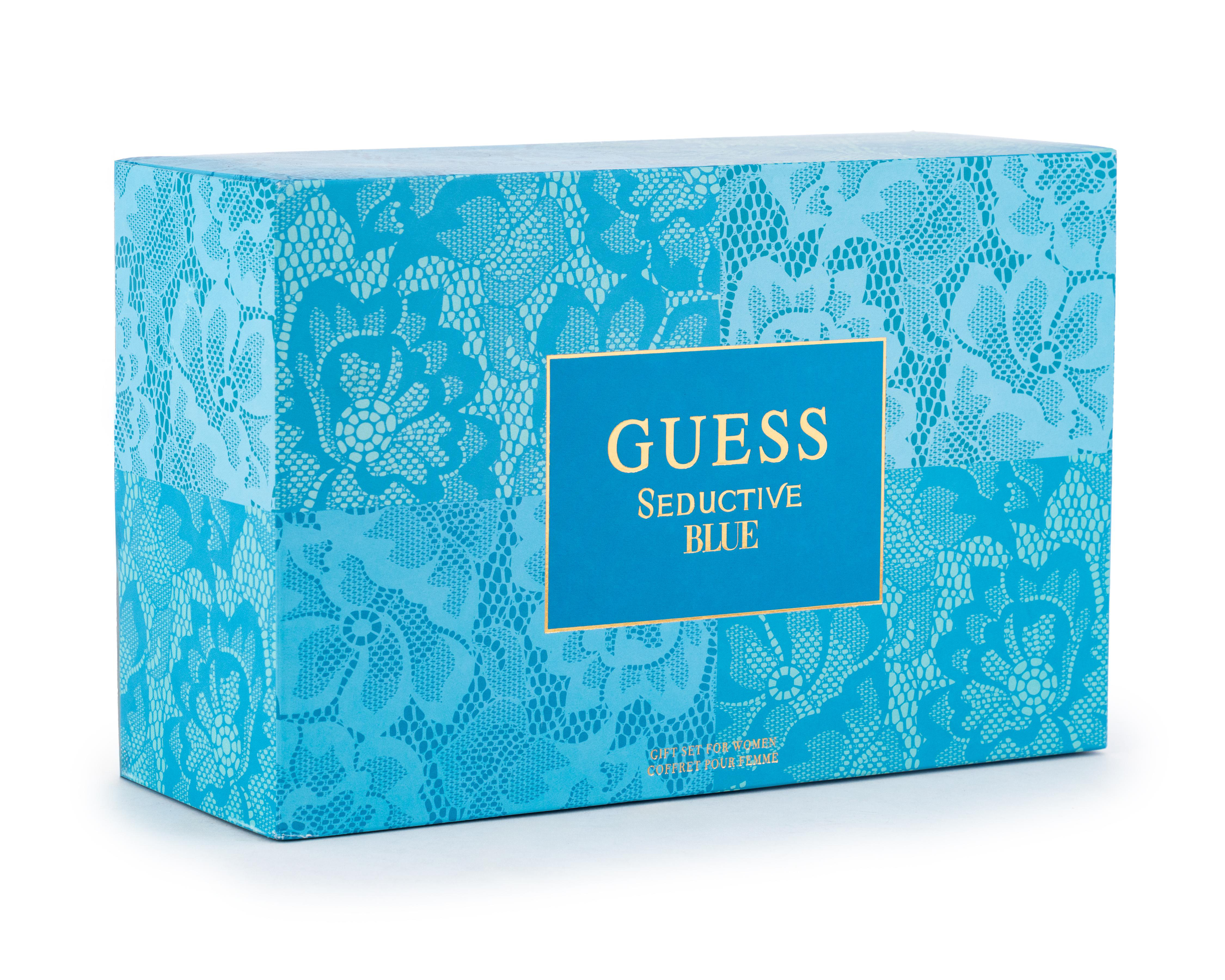 Foto 5 pulgar | Estuche para Mujer Guess Seductive Blue 4 Piezas