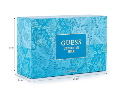Foto 5 | Estuche para Mujer Guess Seductive Blue 4 Piezas
