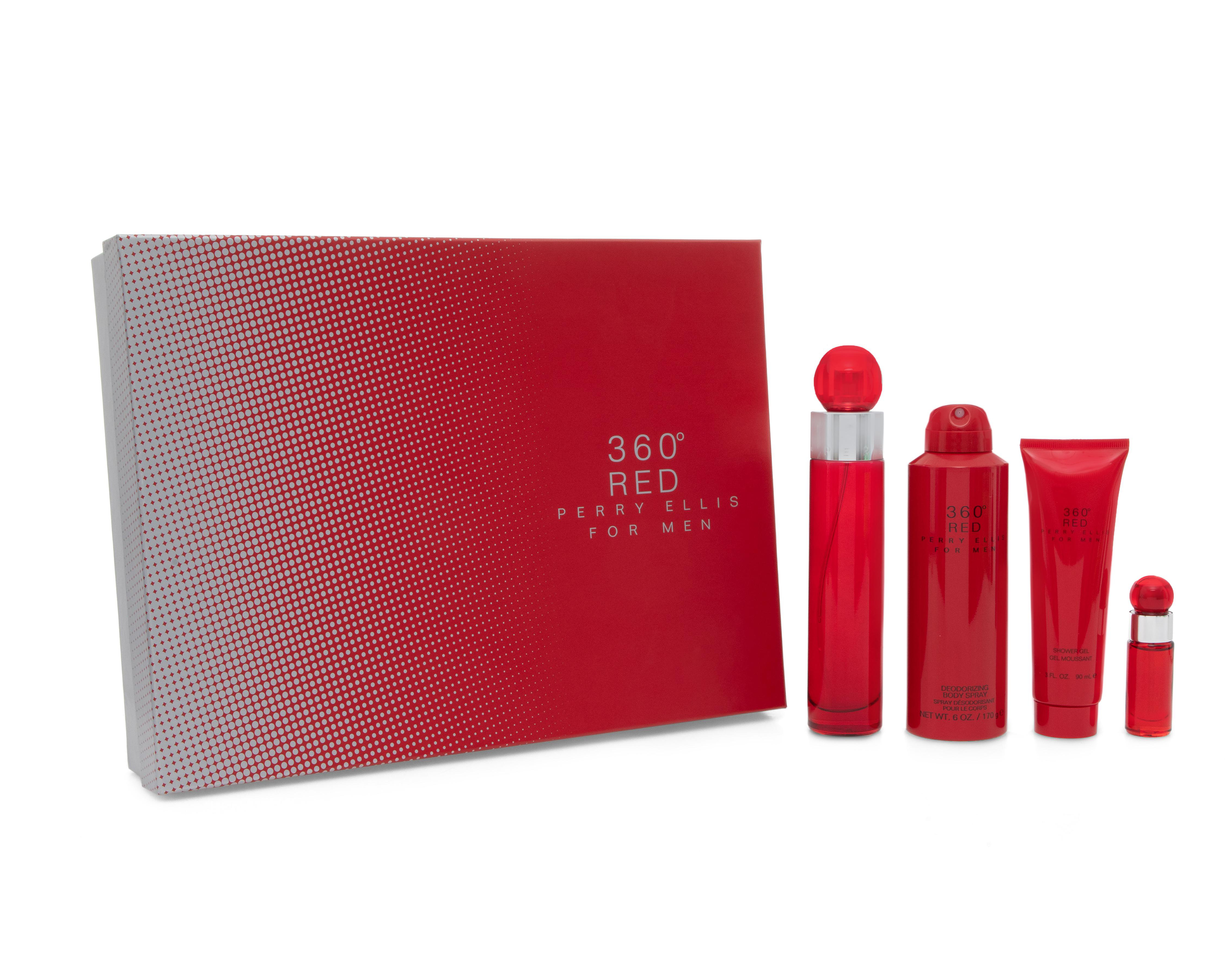 Foto 3 pulgar | Estuche para Hombre Perry Ellis 360 Red 4 Piezas