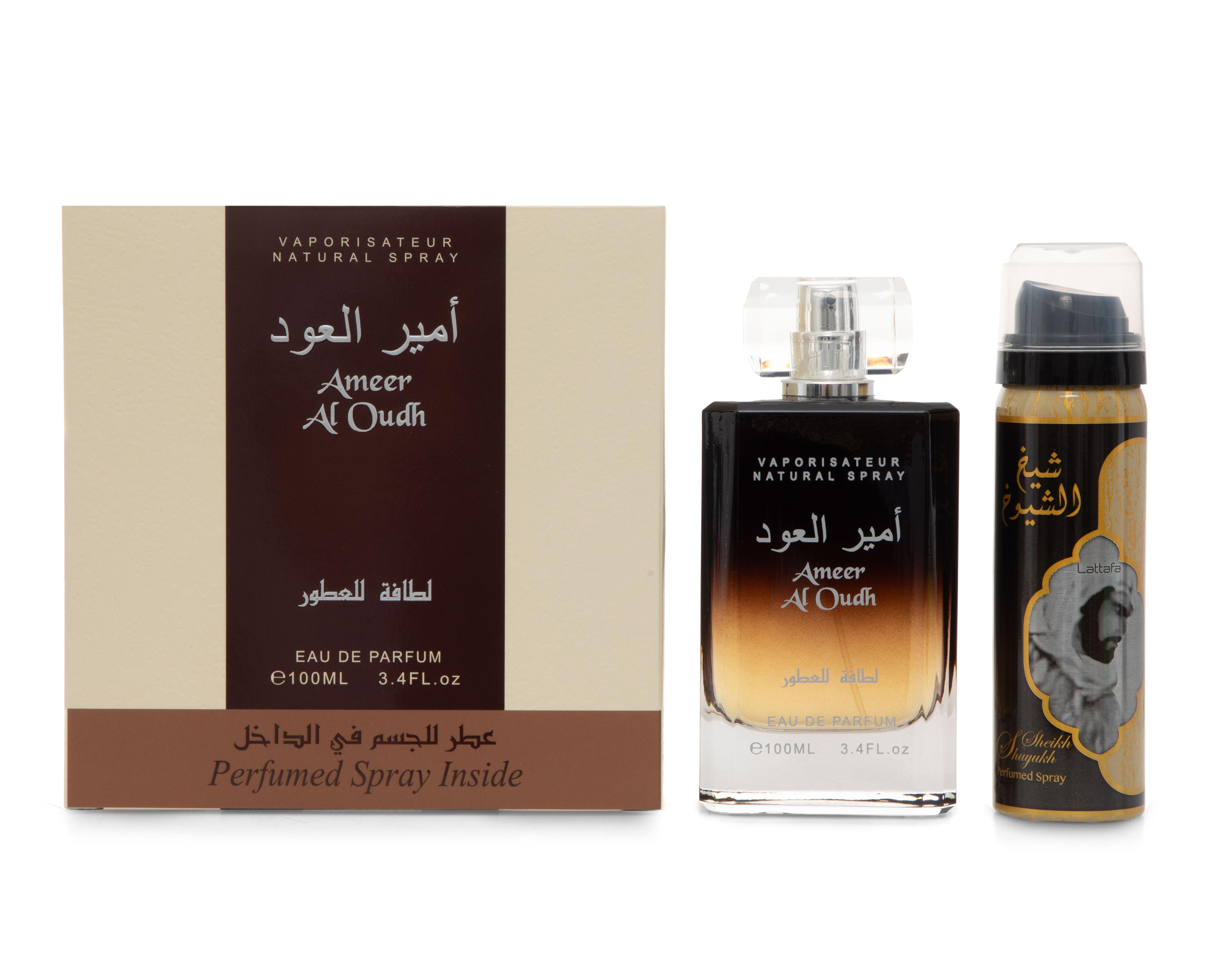 Foto 2 pulgar | Estuche para Hombre Lattafa Ameer Al Oudh 2 Piezas