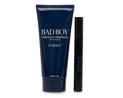 Foto 3 | Estuche para Hombre Carolina Herrera Bad Boy Cobalt Elíxir 3 Piezas
