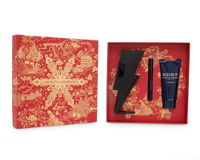 Foto 4 | Estuche para Hombre Carolina Herrera Bad Boy Cobalt Elíxir 3 Piezas